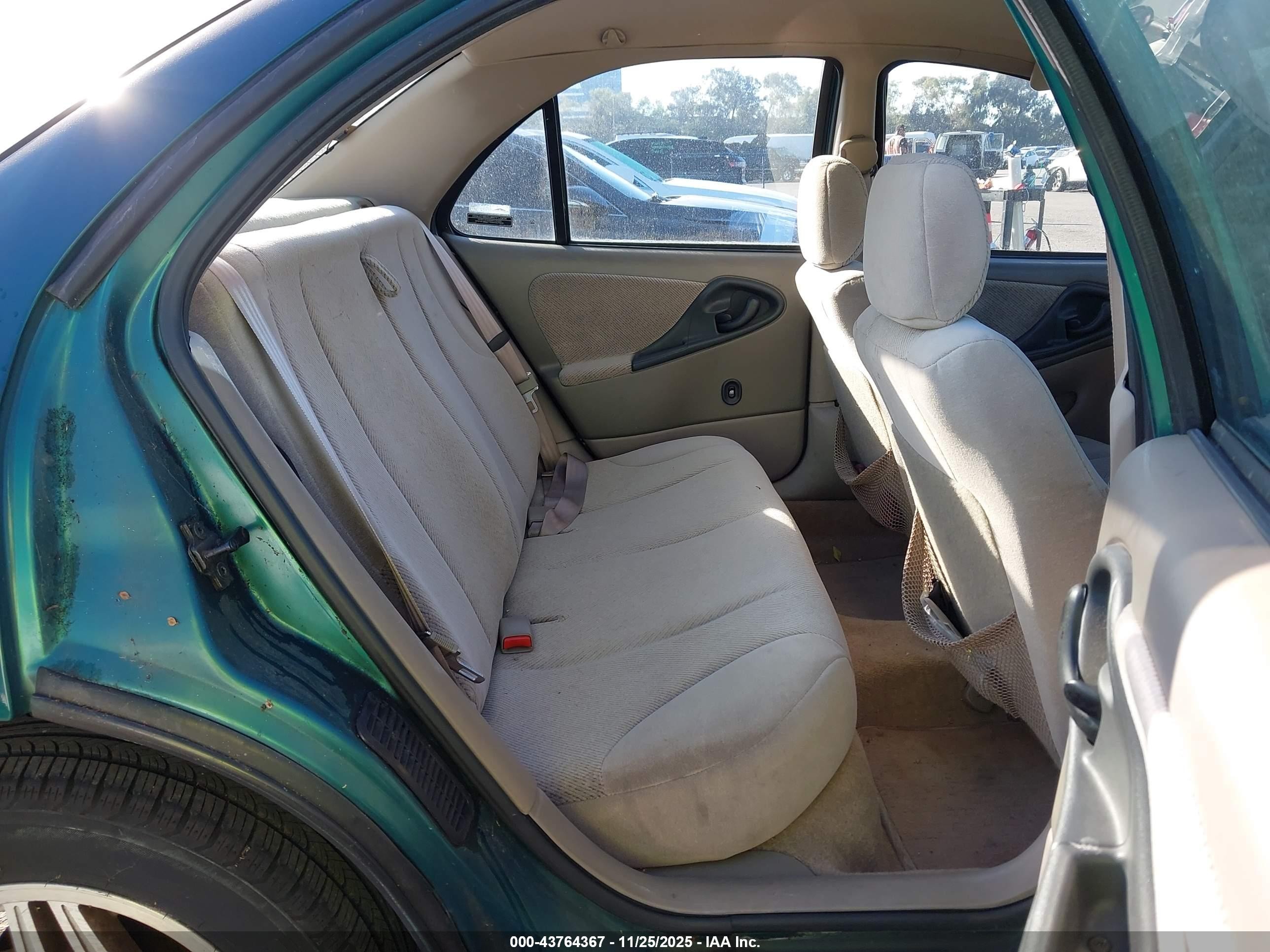 1997 Chevrolet Cavalier Ls Green vin: 1G1JF5248V7143639