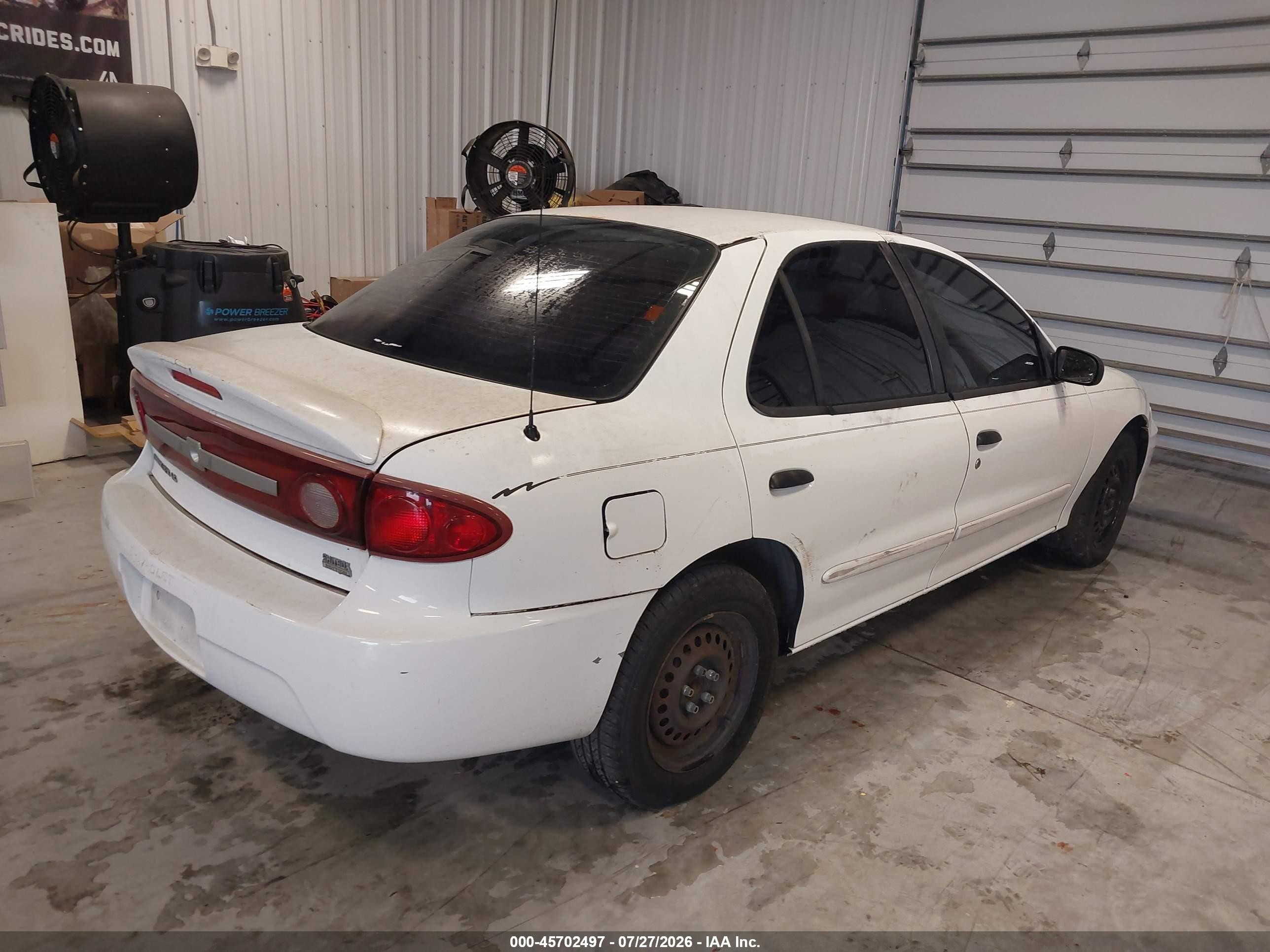 2003 Chevrolet Cavalier Ls White vin: 1G1JF52F037261070