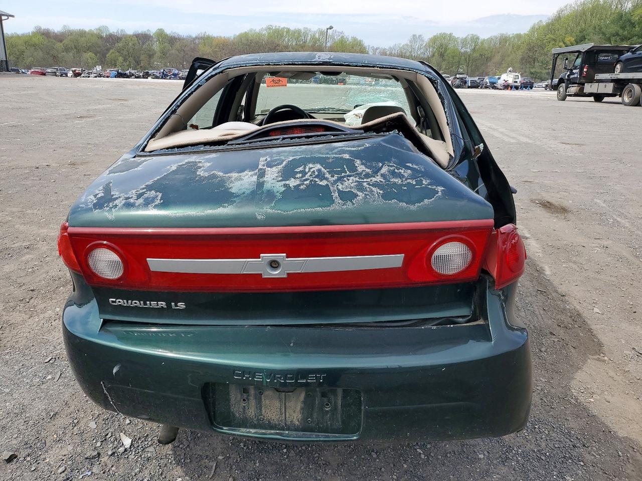 2003 Chevrolet Cavalier Ls Green vin: 1G1JF52F137356155