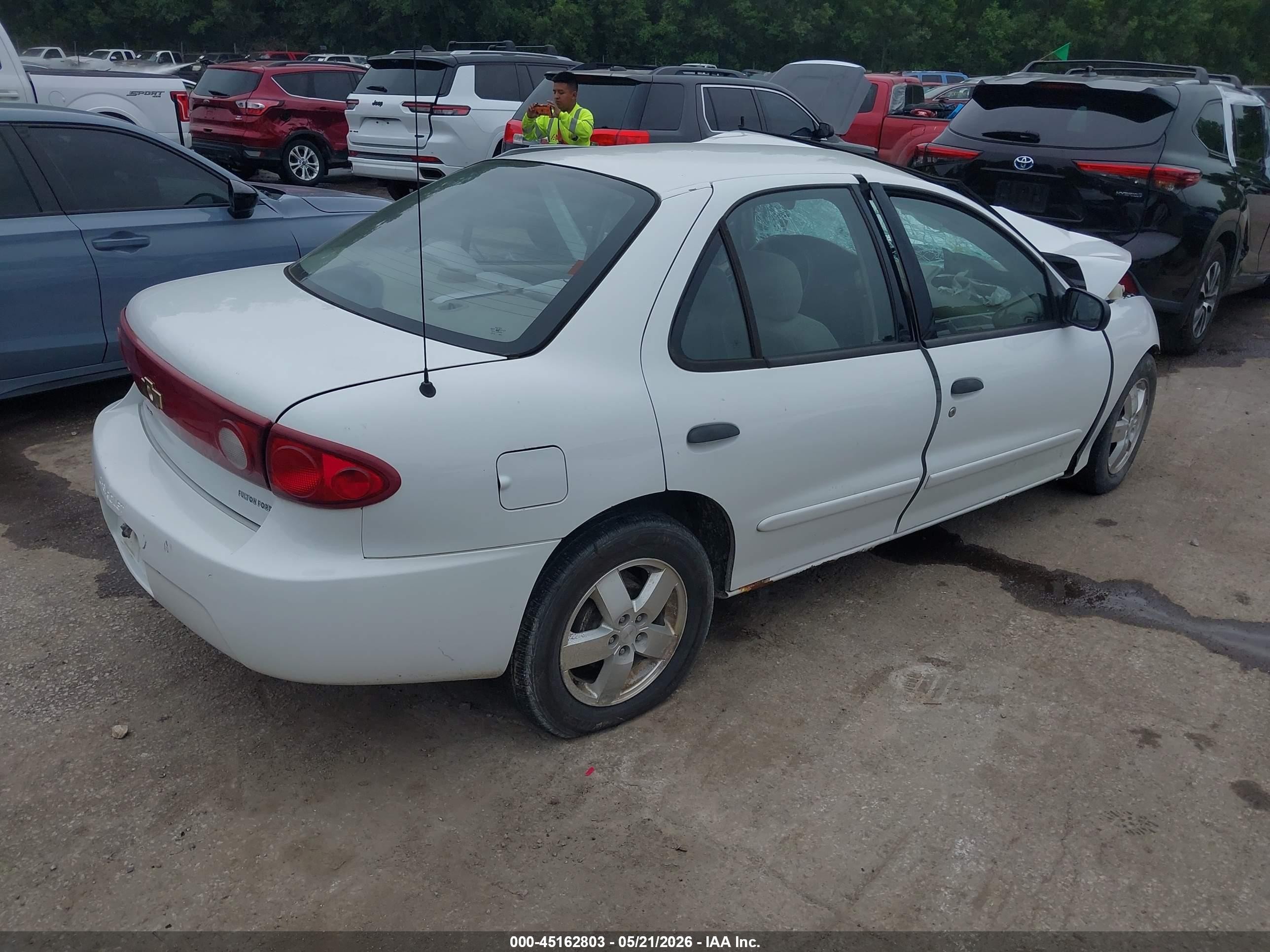 2004 Chevrolet Cavalier Ls Белый vin: 1G1JF52F147300685