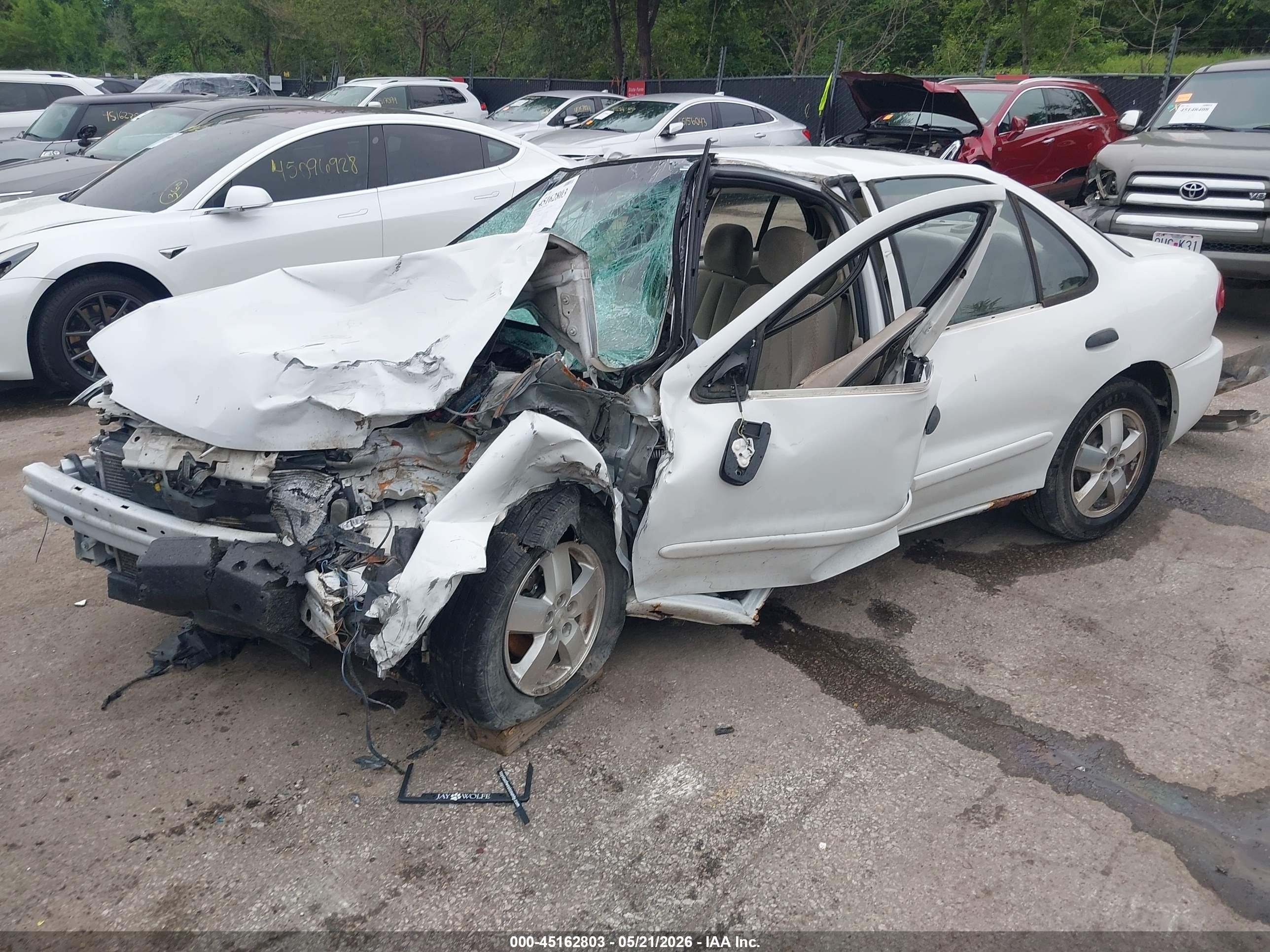 2004 Chevrolet Cavalier Ls Белый vin: 1G1JF52F147300685