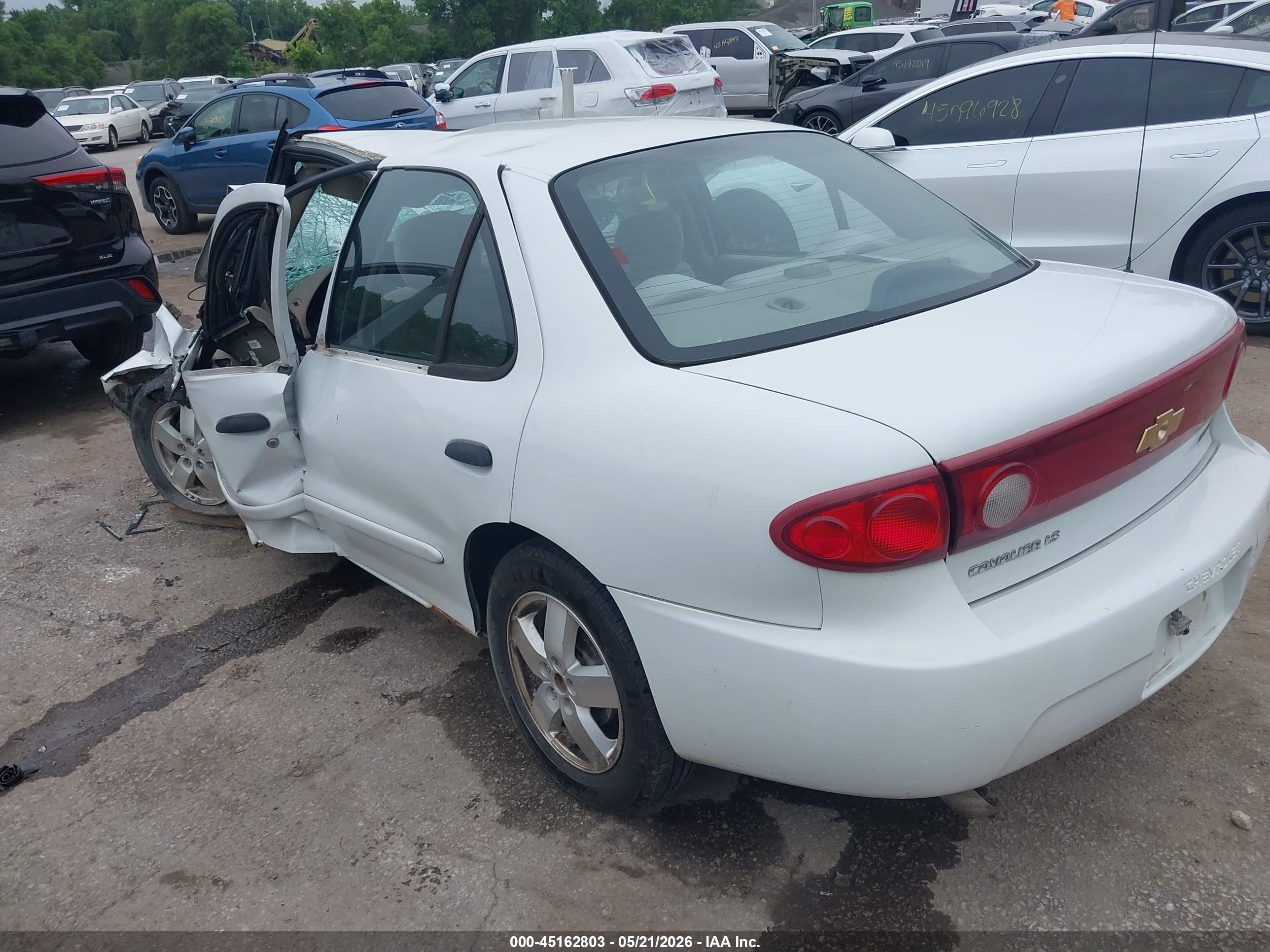 2004 Chevrolet Cavalier Ls Белый vin: 1G1JF52F147300685