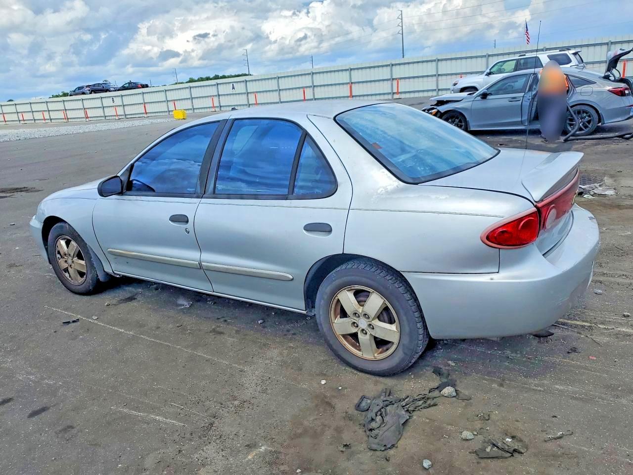 2004 Chevrolet Cavalier Ls Silver vin: 1G1JF52F247165815