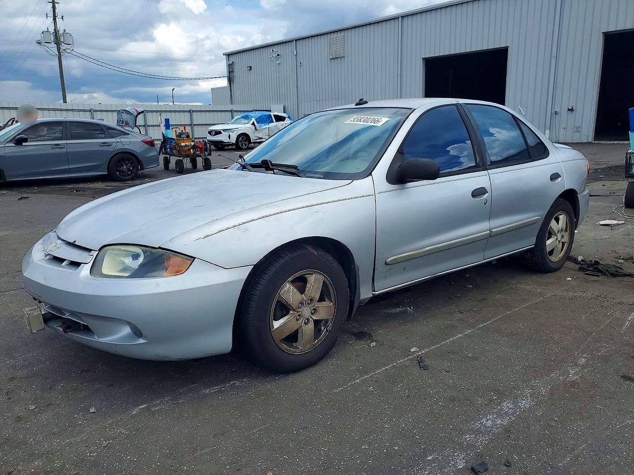 2004 Chevrolet Cavalier Ls Silver vin: 1G1JF52F247165815