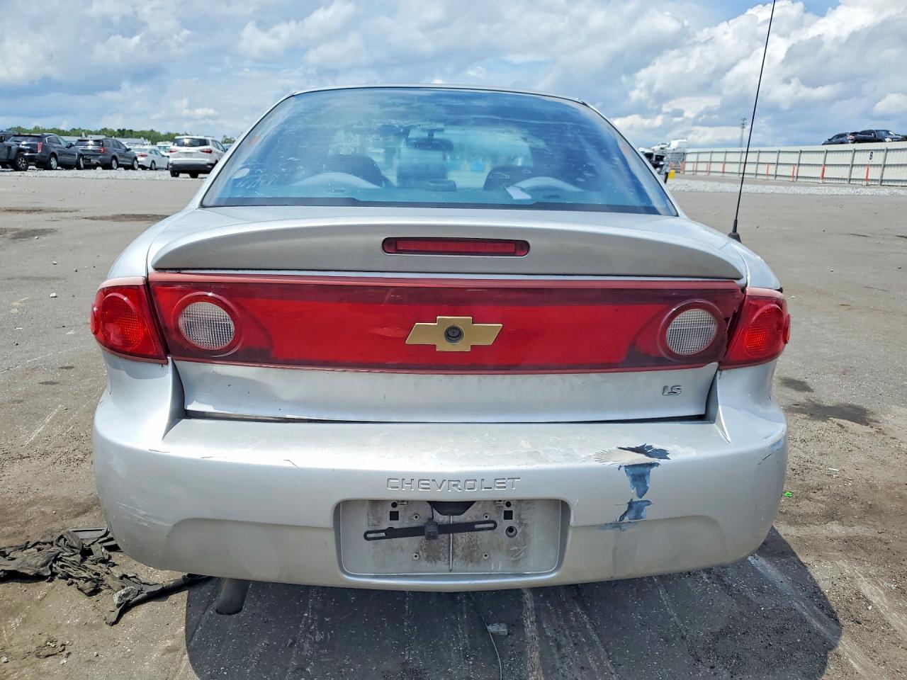 2004 Chevrolet Cavalier Ls Silver vin: 1G1JF52F247165815