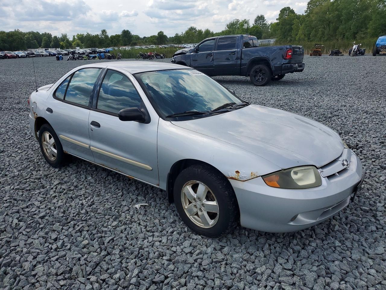 2004 Chevrolet Cavalier Ls Silver vin: 1G1JF52F447326665
