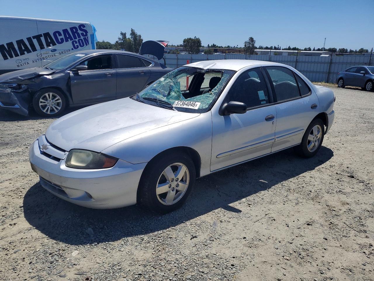2004 Chevrolet Cavalier Ls Silver vin: 1G1JF52F547284068