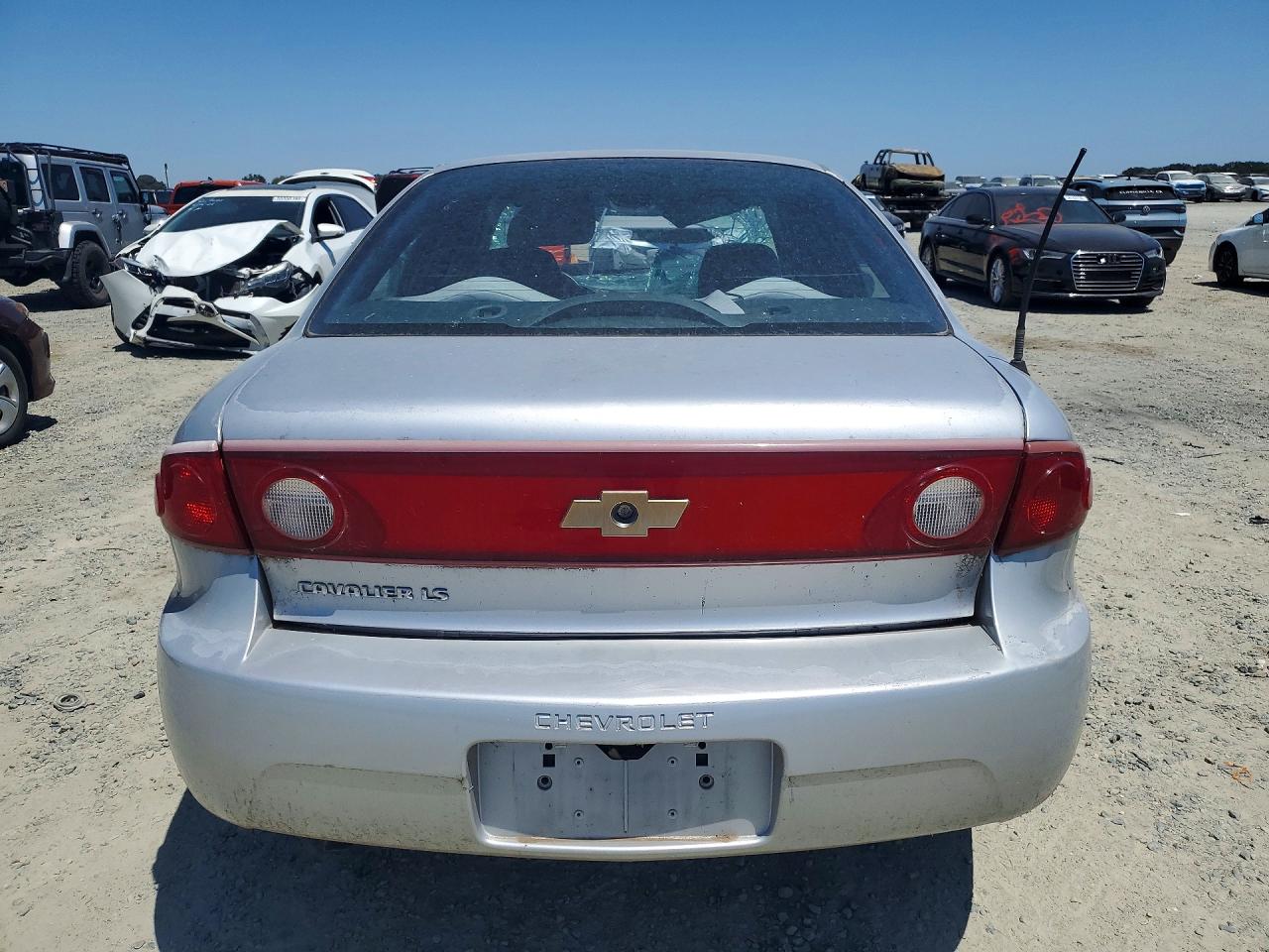 2004 Chevrolet Cavalier Ls Silver vin: 1G1JF52F547284068