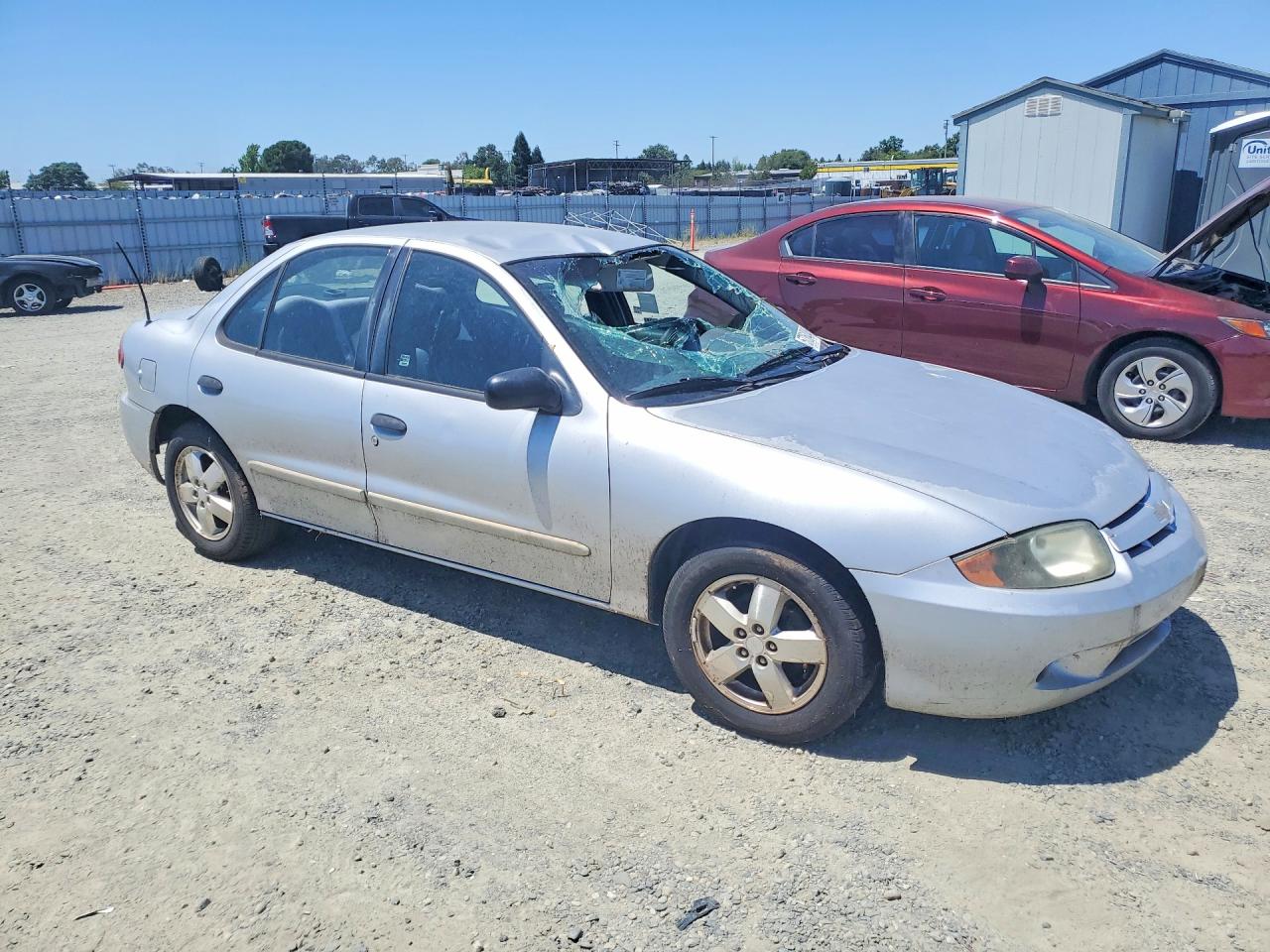 2004 Chevrolet Cavalier Ls Silver vin: 1G1JF52F547284068