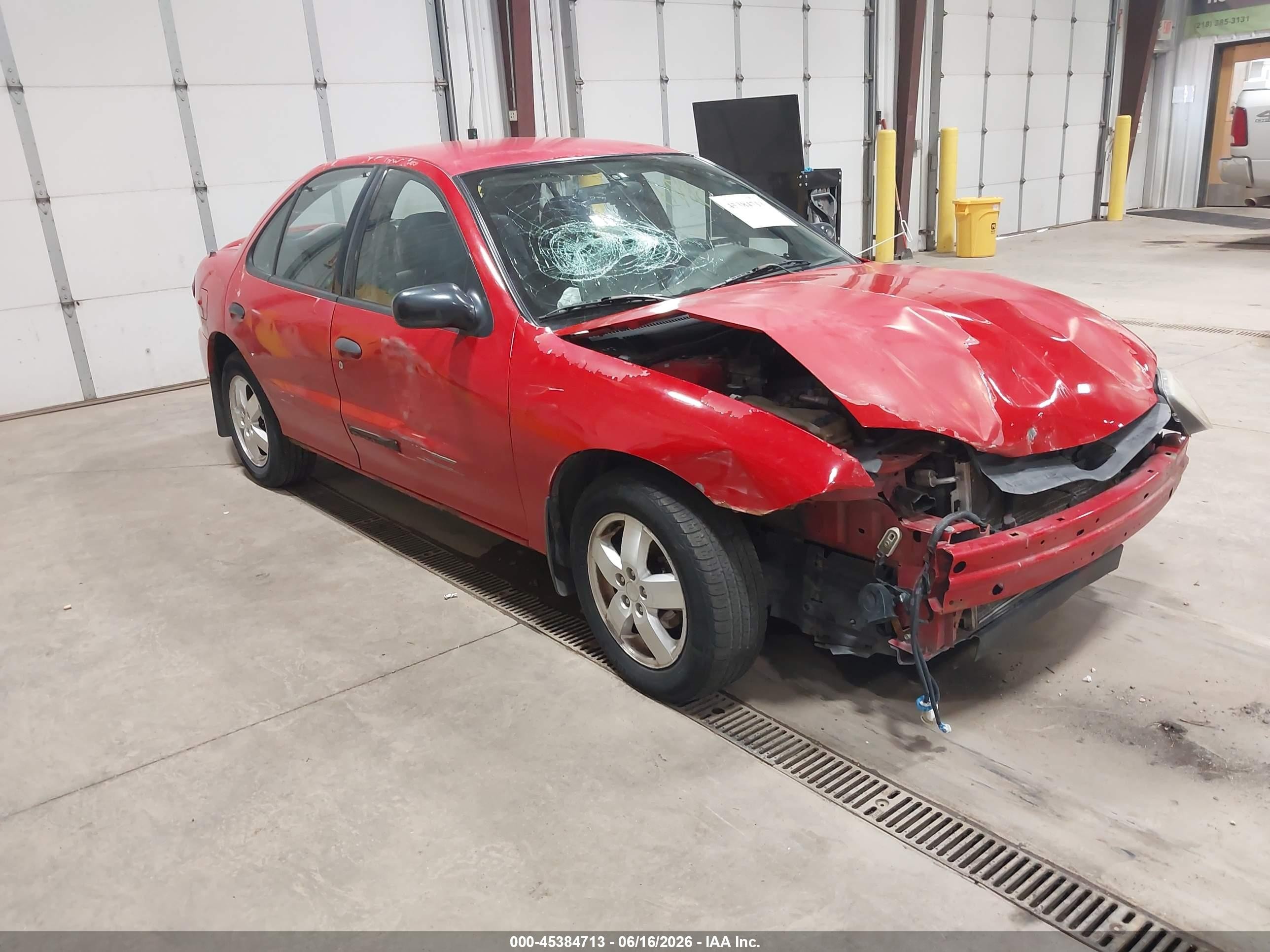 2004 Chevrolet Cavalier Ls Red vin: 1G1JF52F647252147