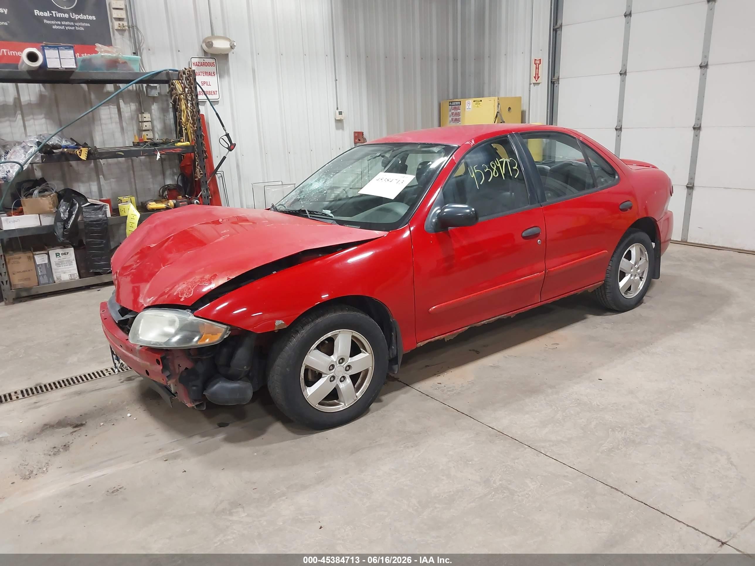 2004 Chevrolet Cavalier Ls Red vin: 1G1JF52F647252147