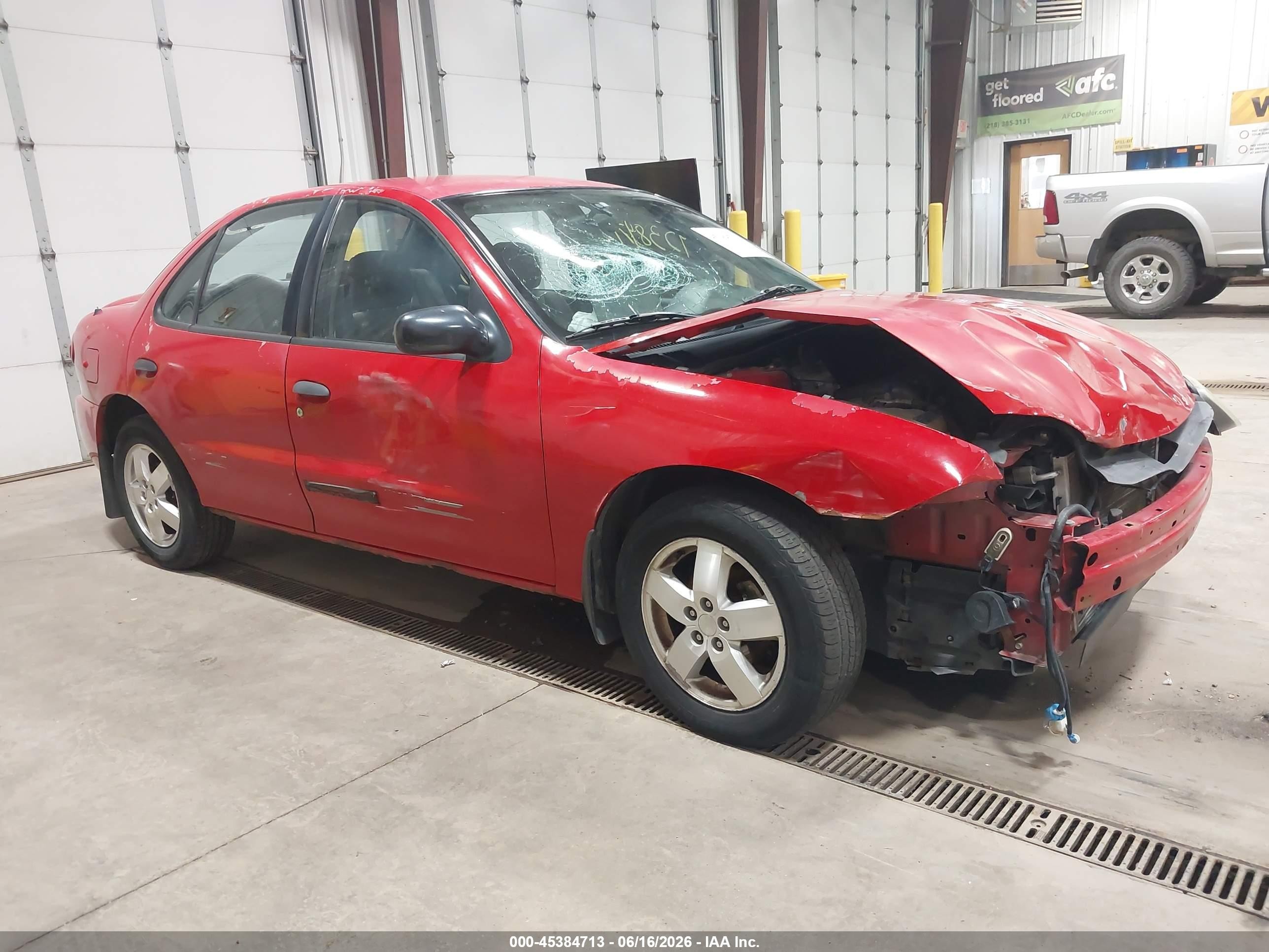 2004 Chevrolet Cavalier Ls Red vin: 1G1JF52F647252147