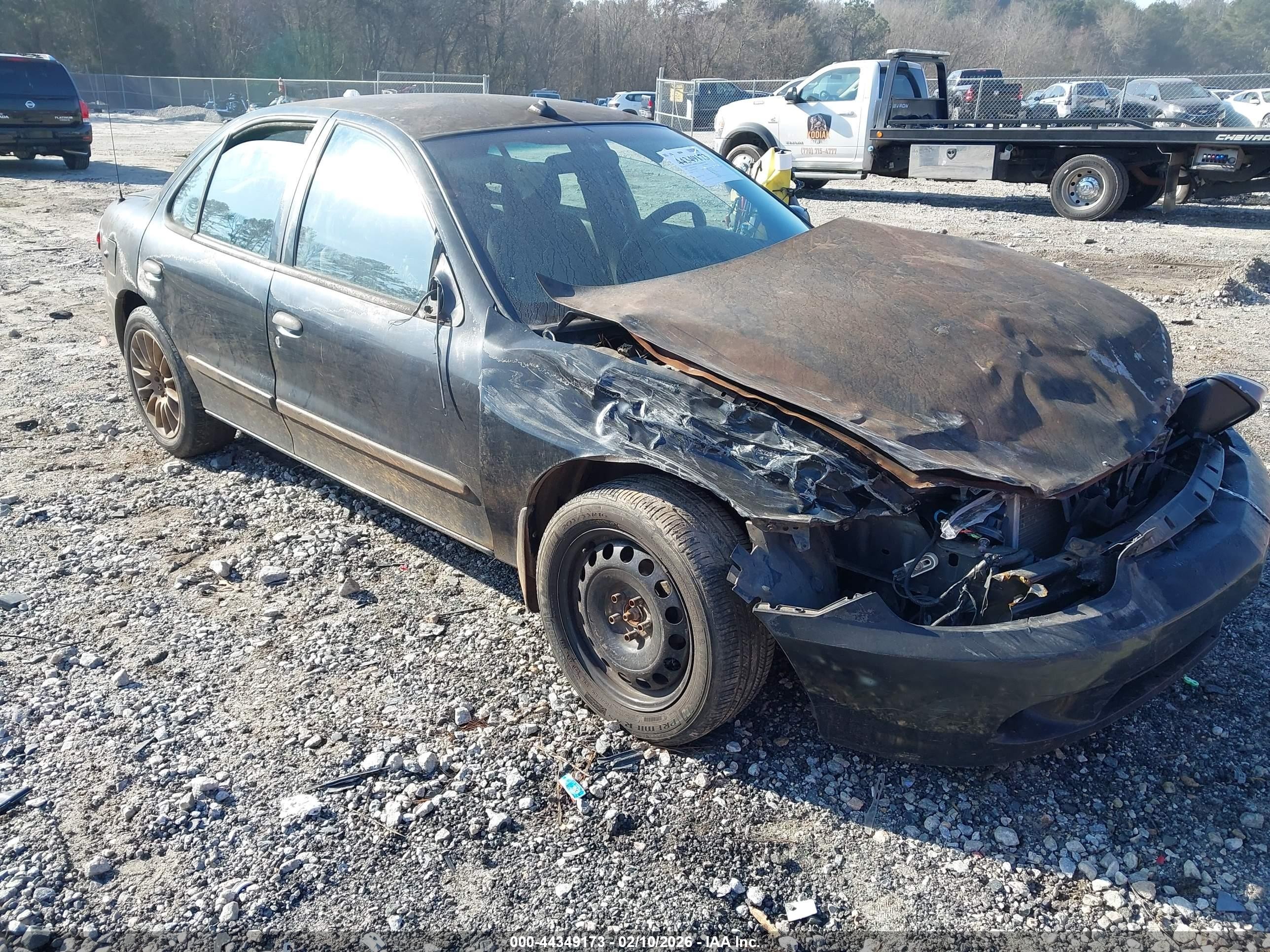 2004 Chevrolet Cavalier Ls Black vin: 1G1JF52F647298755