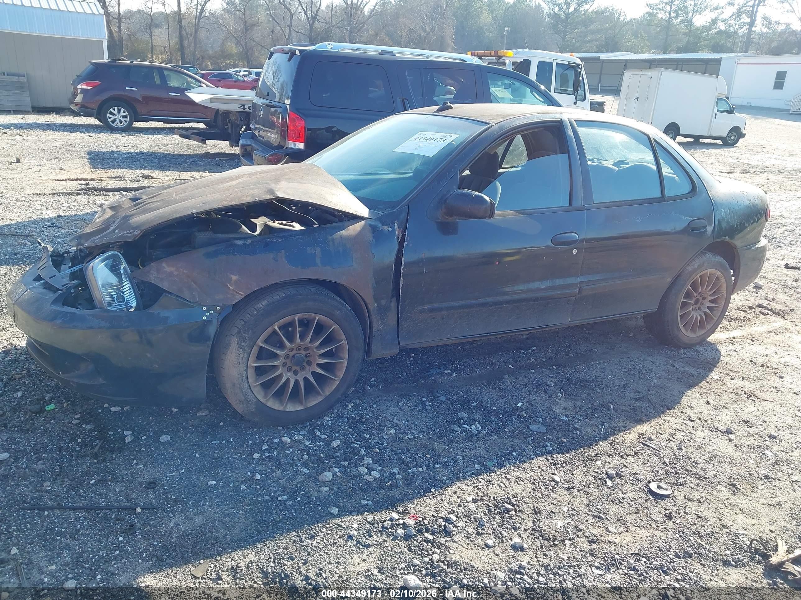 2004 Chevrolet Cavalier Ls Black vin: 1G1JF52F647298755