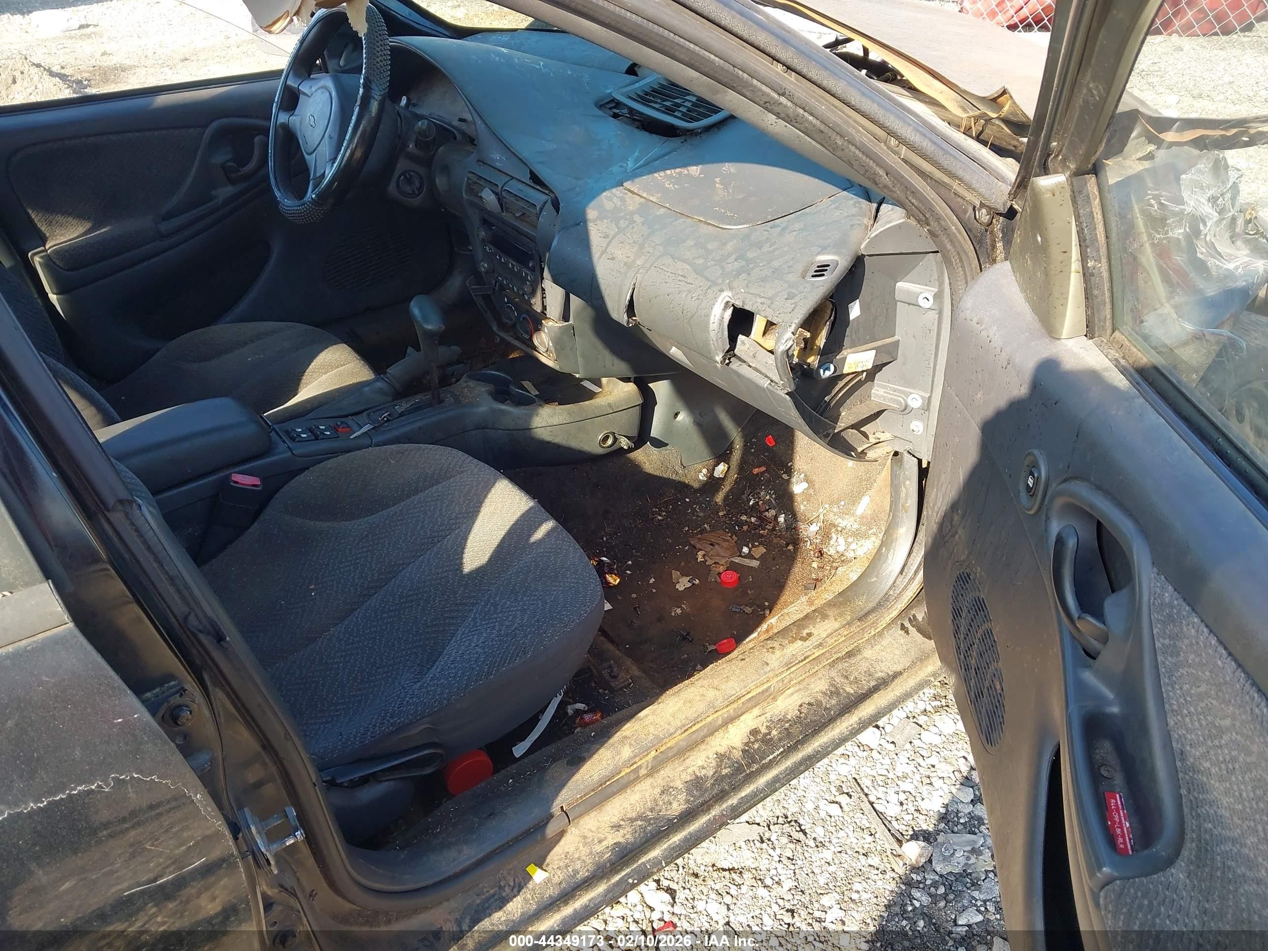 2004 Chevrolet Cavalier Ls Black vin: 1G1JF52F647298755