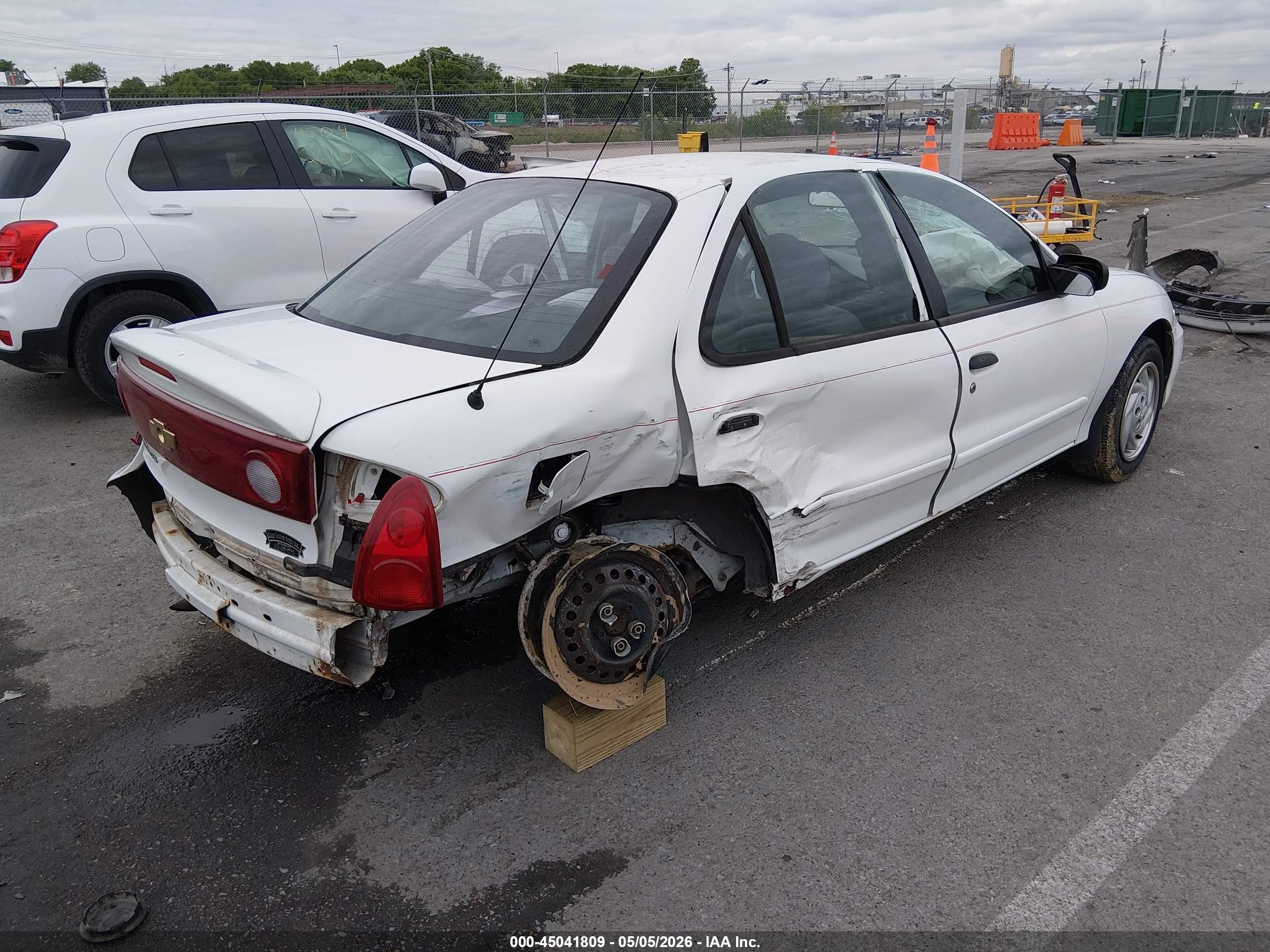 2004 Chevrolet Cavalier Ls White vin: 1G1JF52F747280961