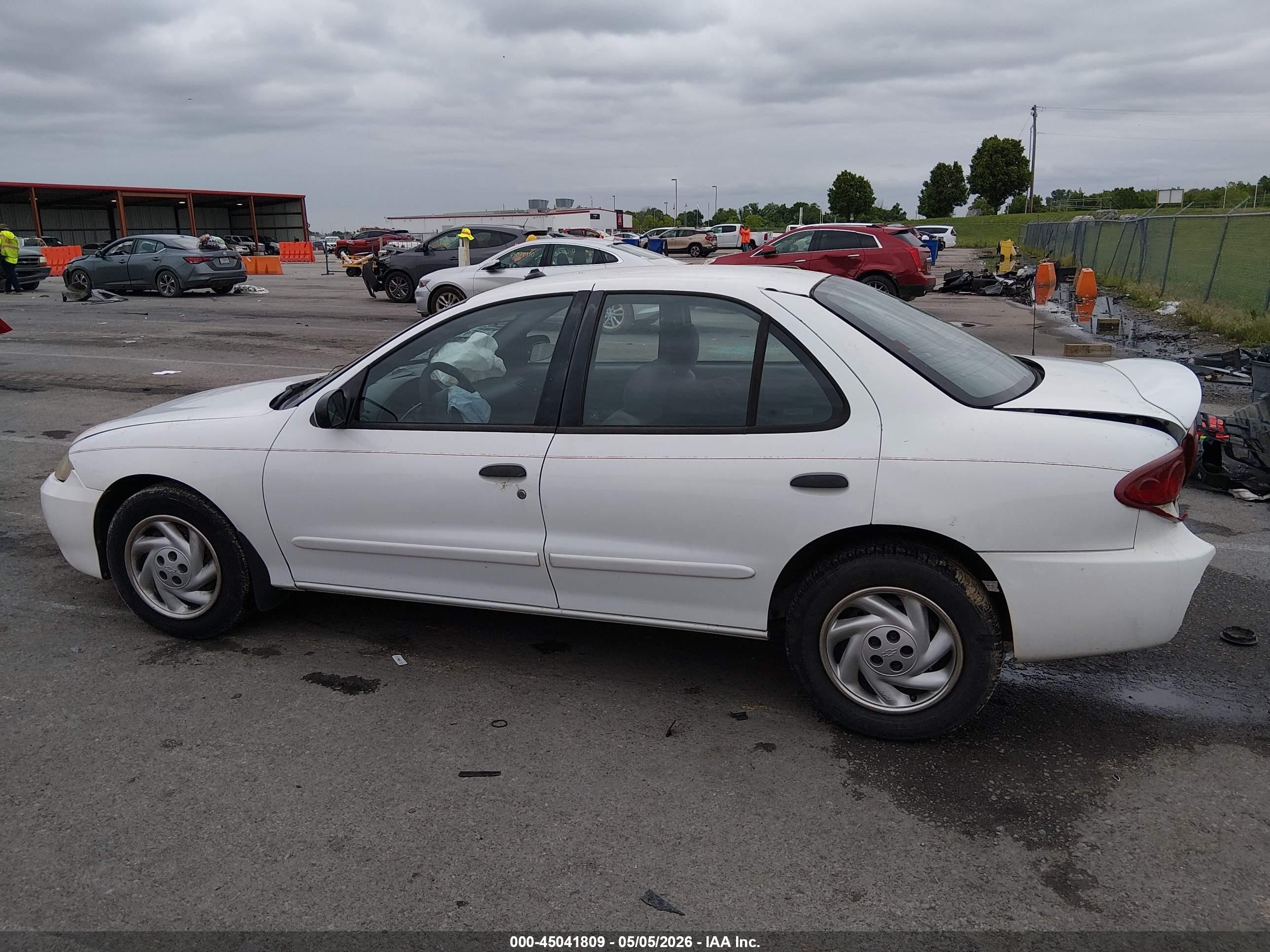 2004 Chevrolet Cavalier Ls White vin: 1G1JF52F747280961
