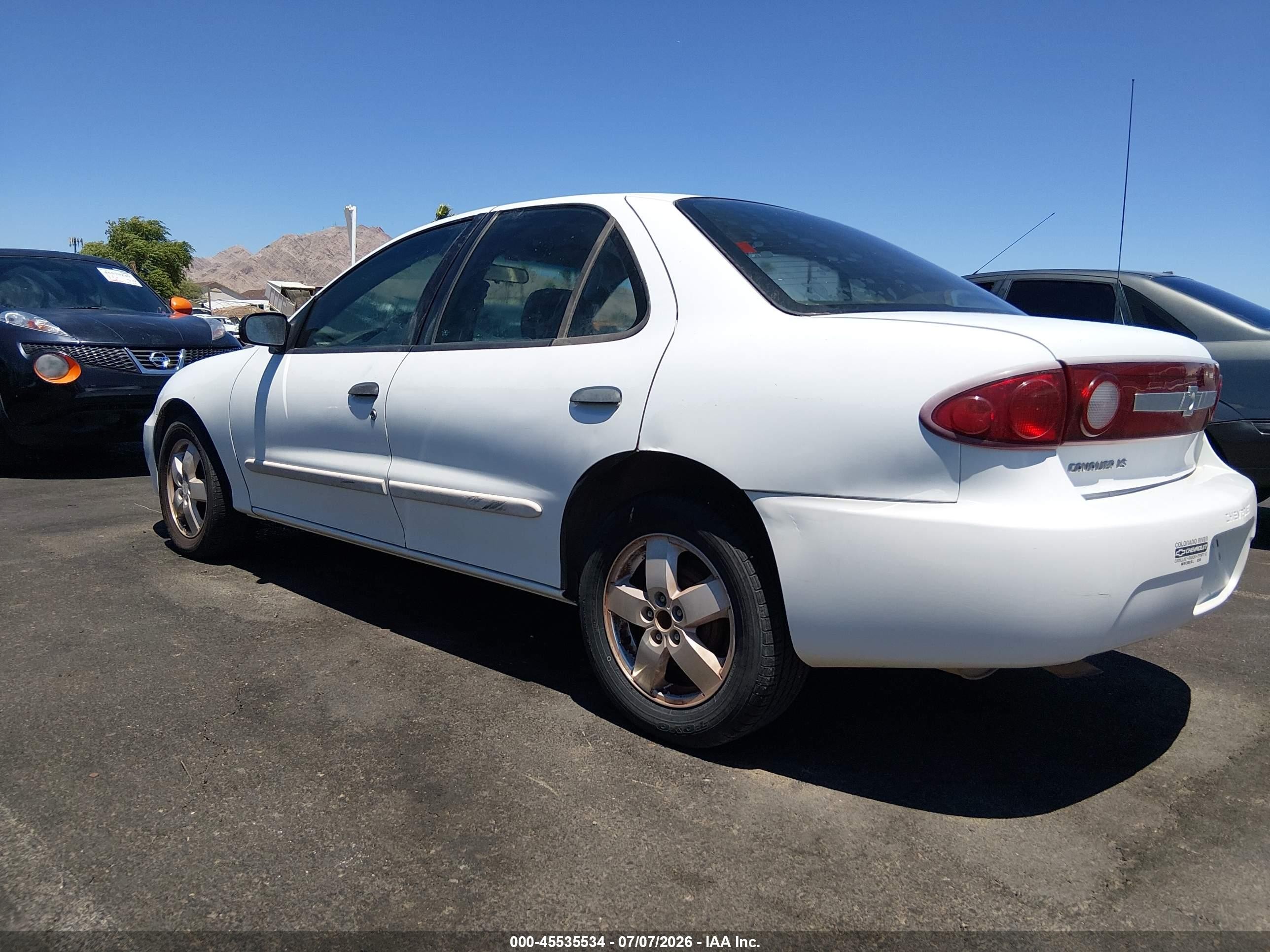 2003 Chevrolet Cavalier Ls White vin: 1G1JF52F937344867