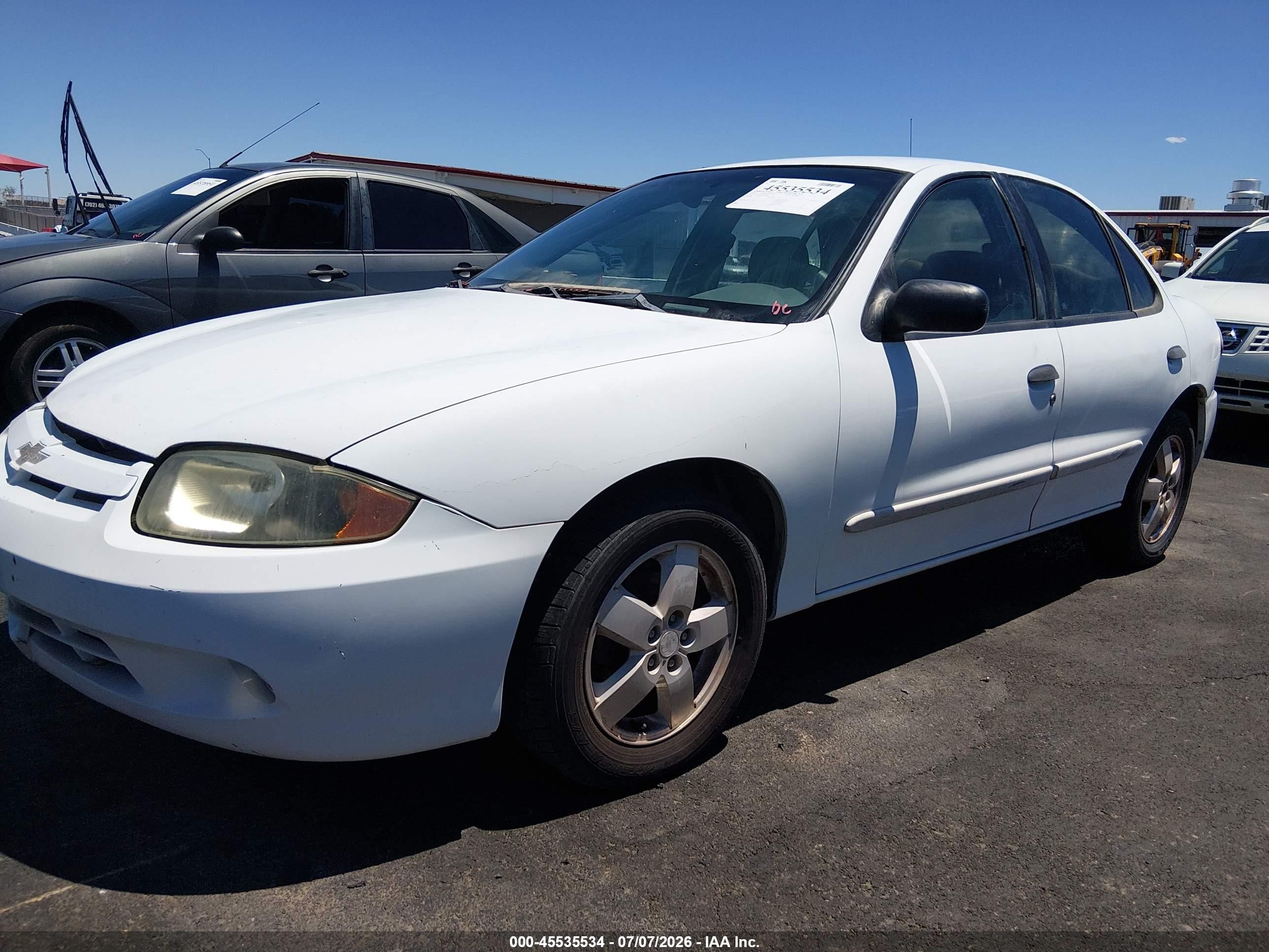 2003 Chevrolet Cavalier Ls White vin: 1G1JF52F937344867