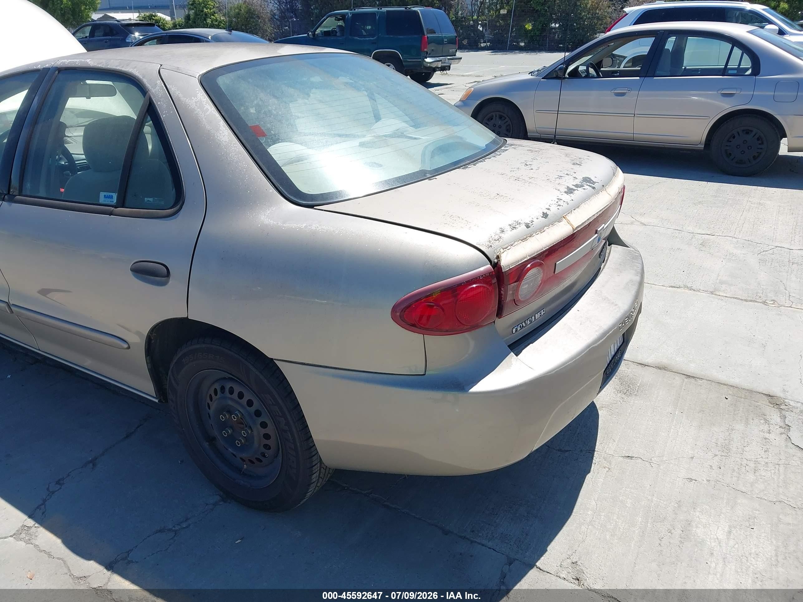 2003 Chevrolet Cavalier Ls Коричневый vin: 1G1JF52FX37185406