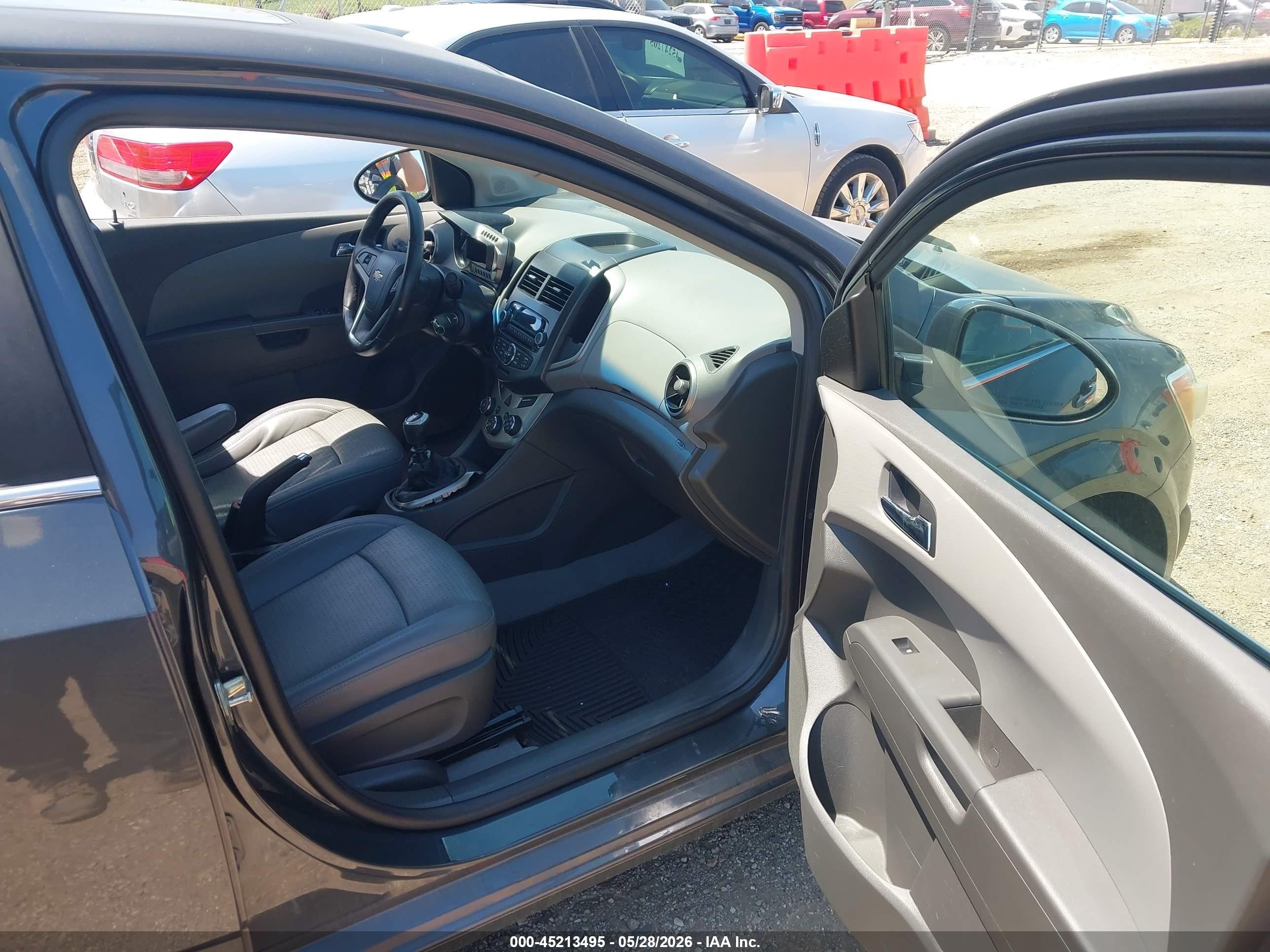 2012 Chevrolet Sonic 1lz Gray vin: 1G1JF5SB1C4216427