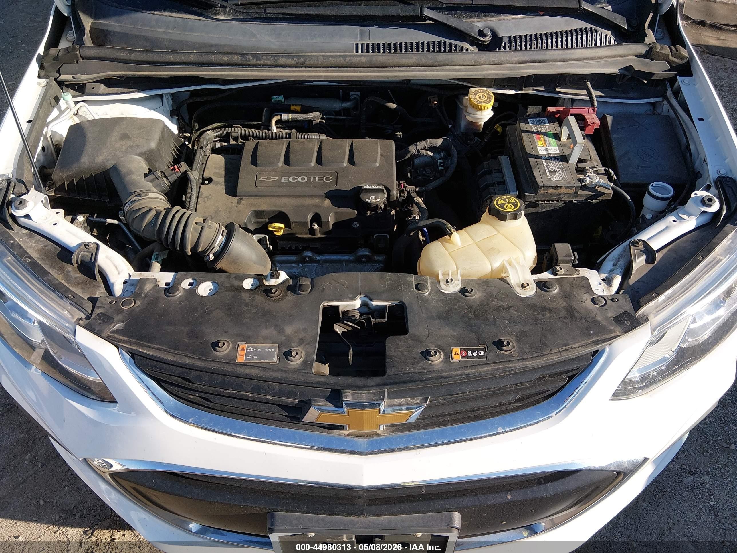 2020 Chevrolet Sonic Fwd  Premier White vin: 1G1JF5SB2L4112559