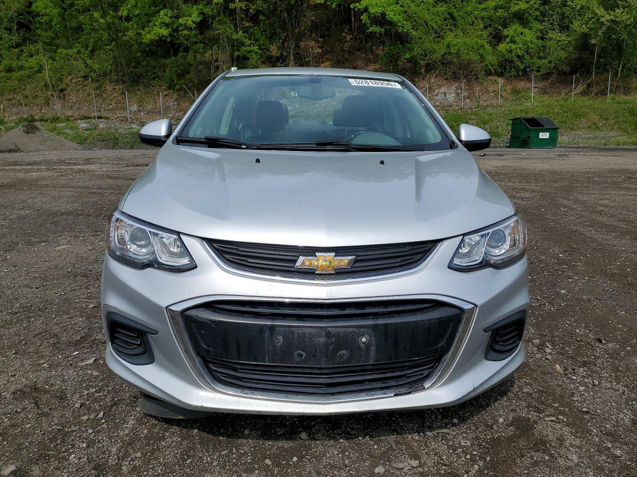 2017 Chevrolet Sonic Premier Silver vin: 1G1JF5SB5H4134255