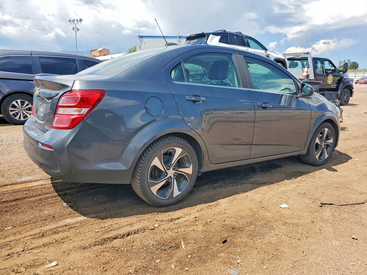 2017 Chevrolet Sonic Premier Charcoal vin: 1G1JF5SB6H4110899