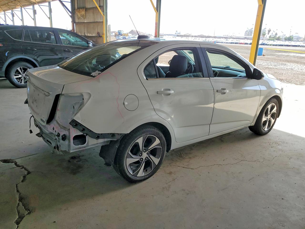 2019 Chevrolet Sonic Premier White vin: 1G1JF5SB7K4122258