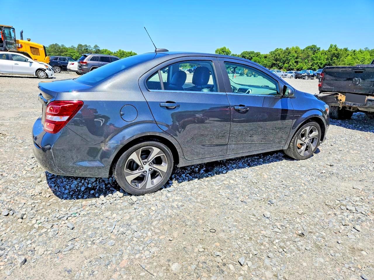 2020 Chevrolet Sonic Premier Silver vin: 1G1JF5SB8L4120469