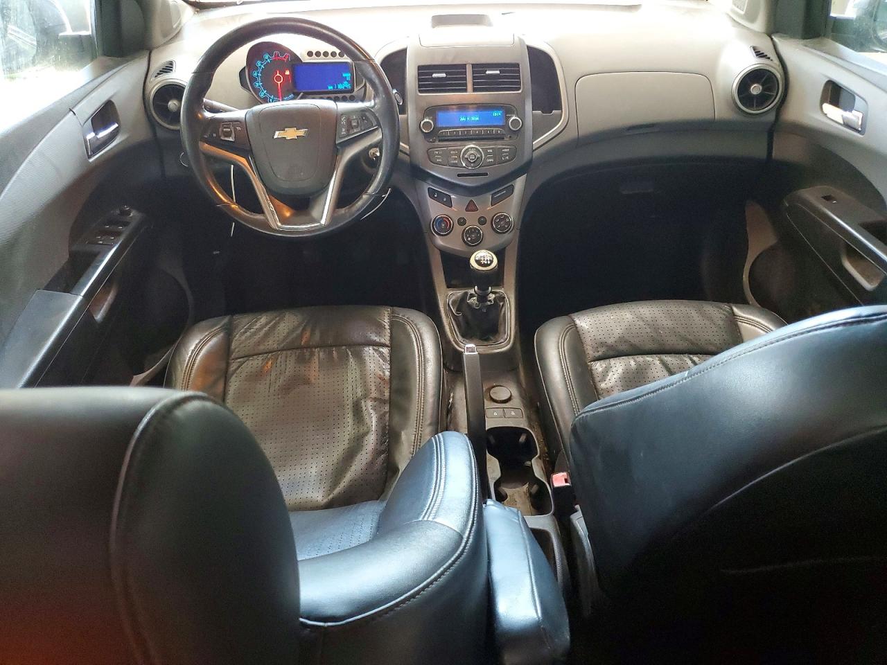 2012 Chevrolet Sonic Ltz Black vin: 1G1JF5SBXC4175991