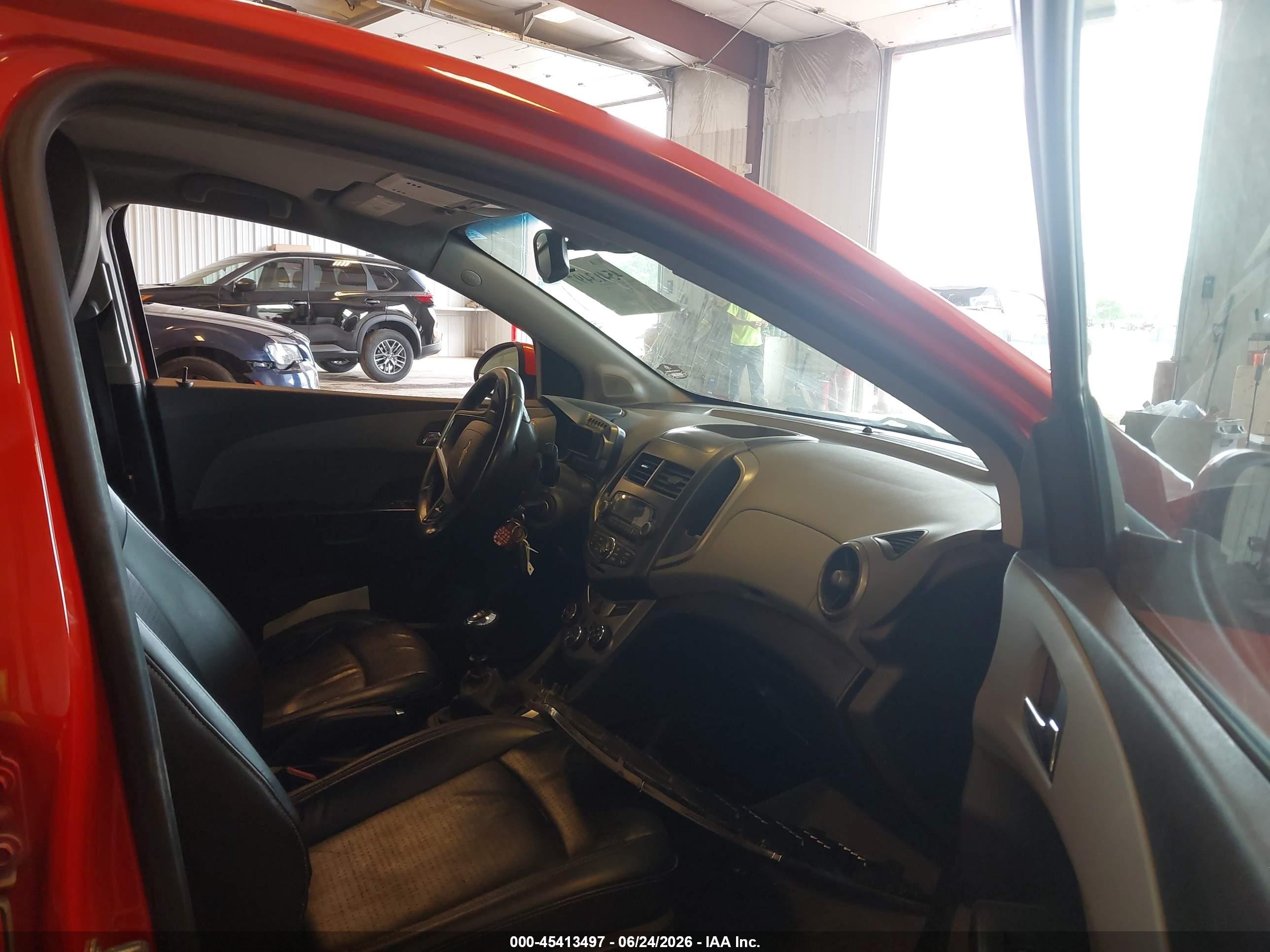 2012 Chevrolet Sonic 1lz Orange vin: 1G1JF6SB2C4128346