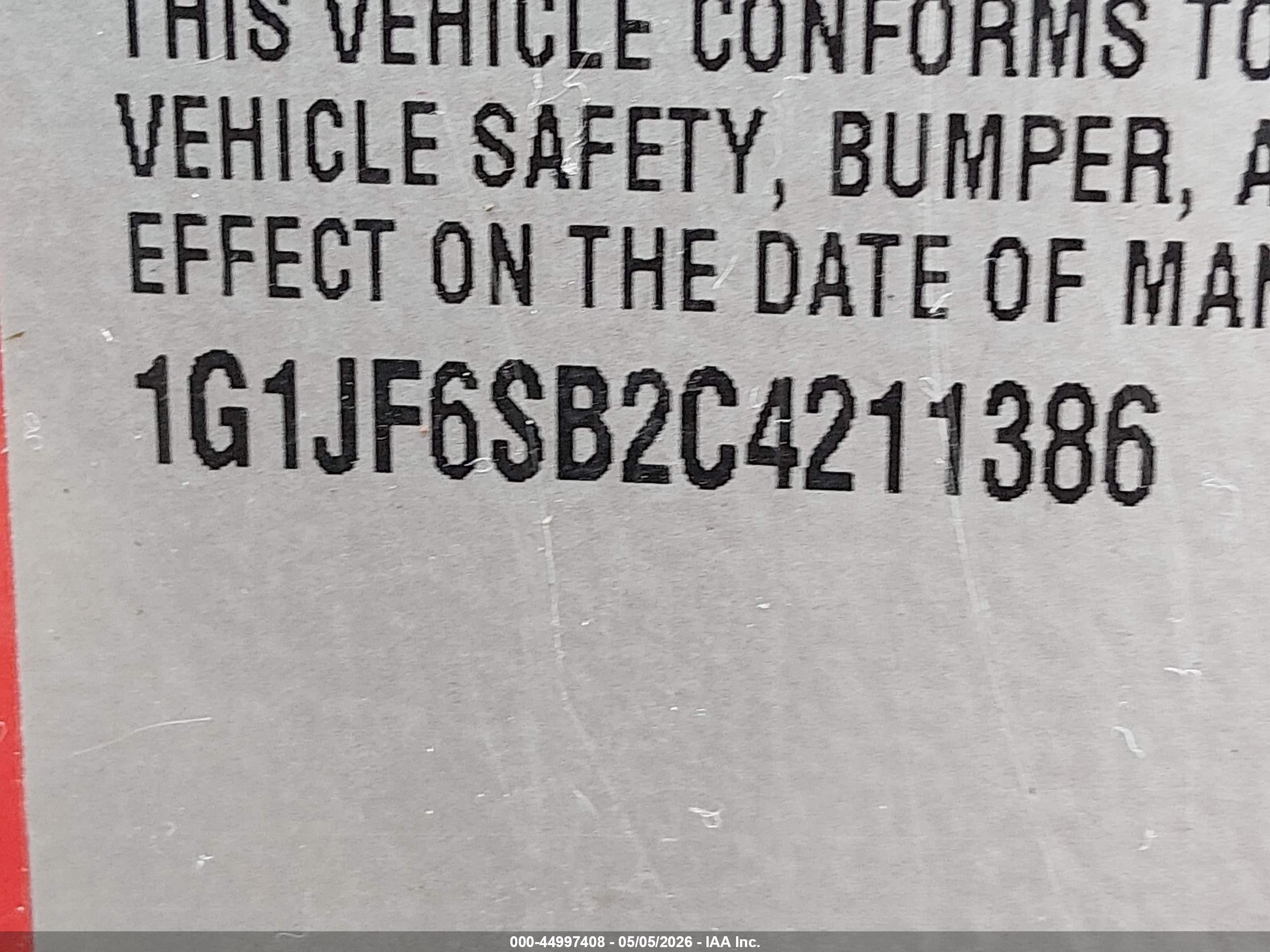 2012 Chevrolet Sonic 1lz Оранжевый vin: 1G1JF6SB2C4211386