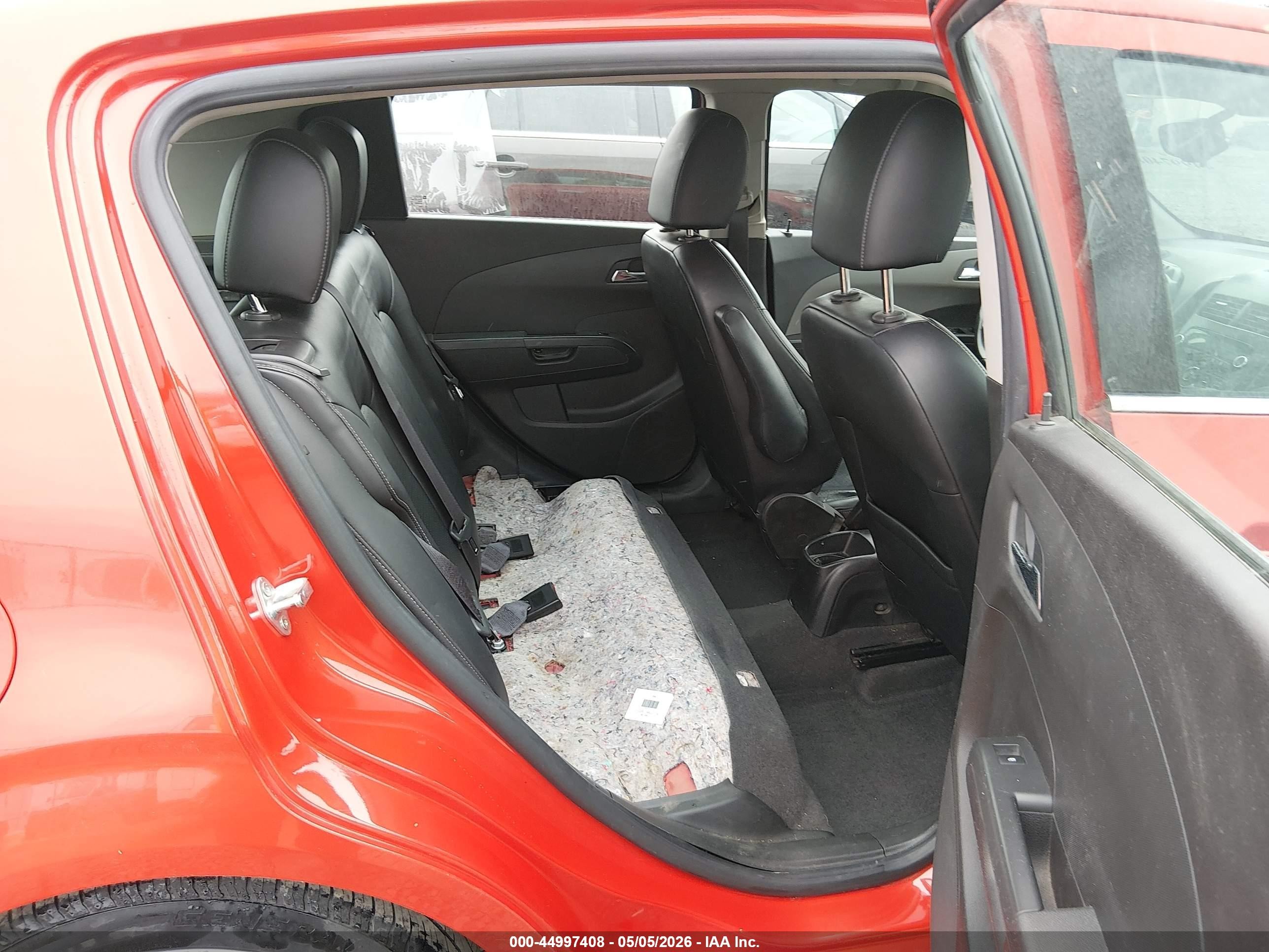 2012 Chevrolet Sonic 1lz Оранжевый vin: 1G1JF6SB2C4211386