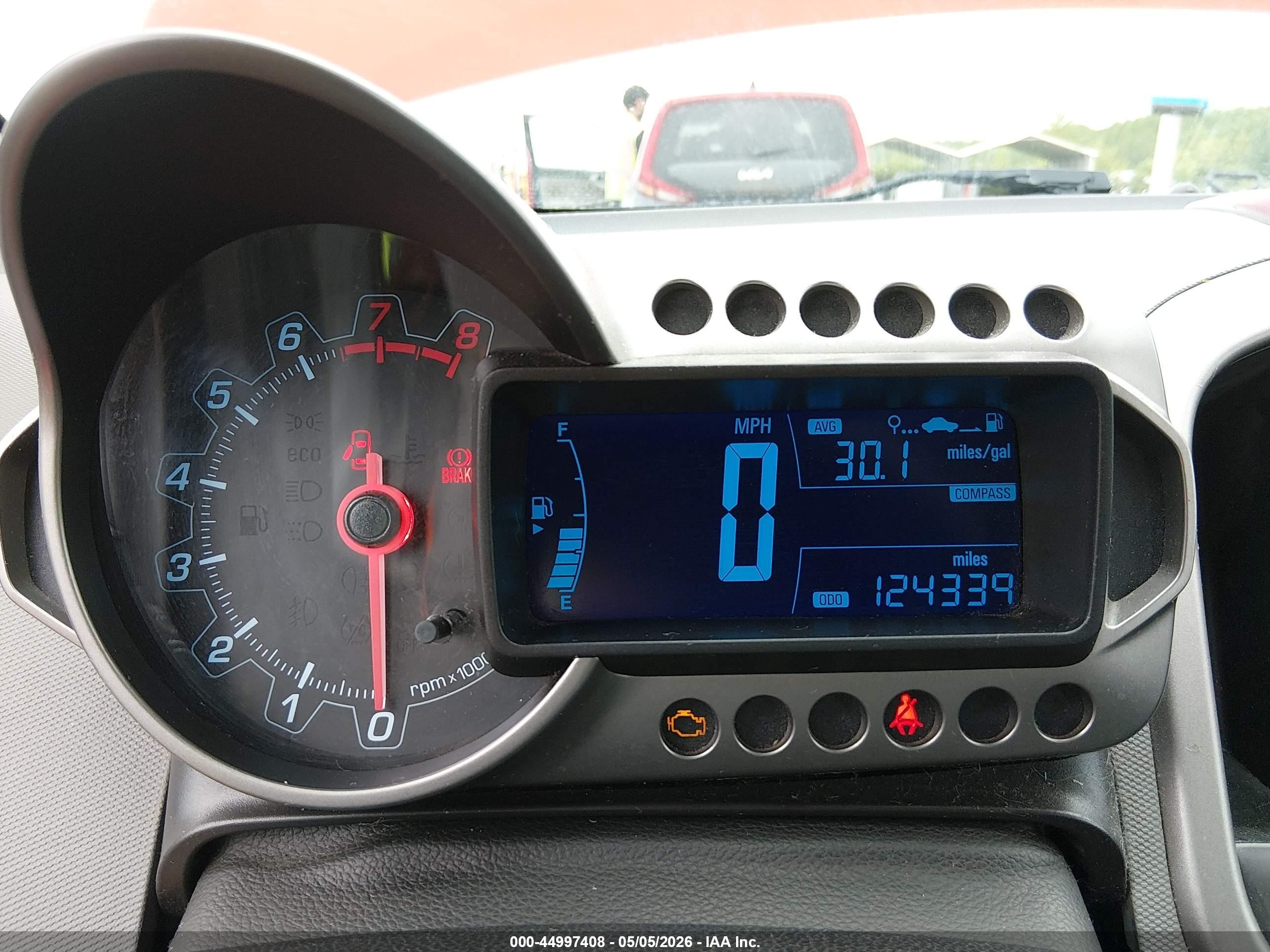 2012 Chevrolet Sonic 1lz Оранжевый vin: 1G1JF6SB2C4211386