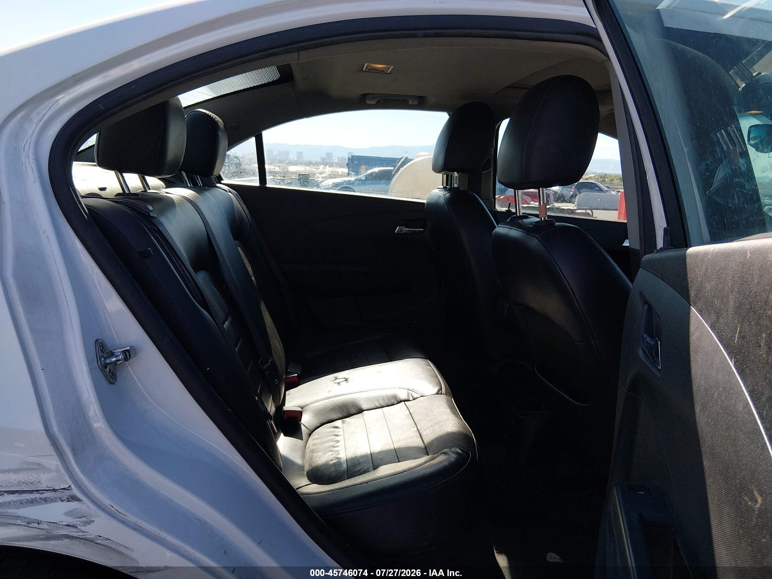 2015 Chevrolet Sonic Rs Auto White vin: 1G1JG5SB5F4154418