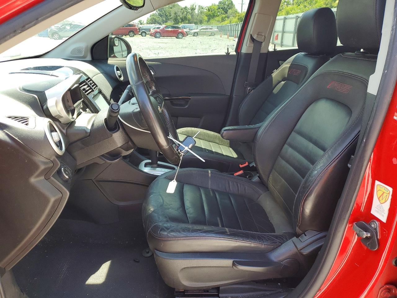 2015 Chevrolet Sonic Rs Red vin: 1G1JG5SB5F4174801