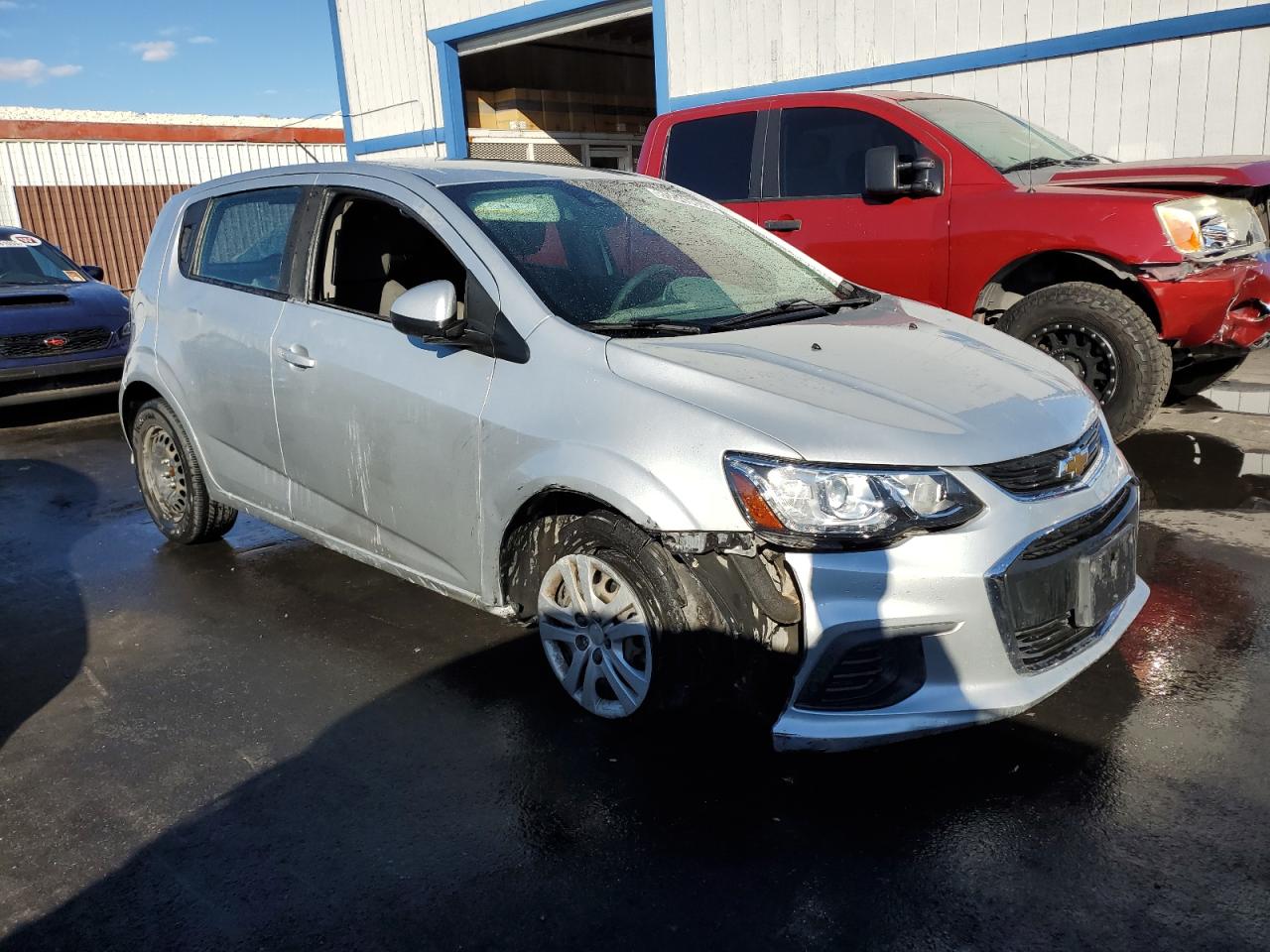 2020 Chevrolet Sonic Silver vin: 1G1JG6SB3L4131673