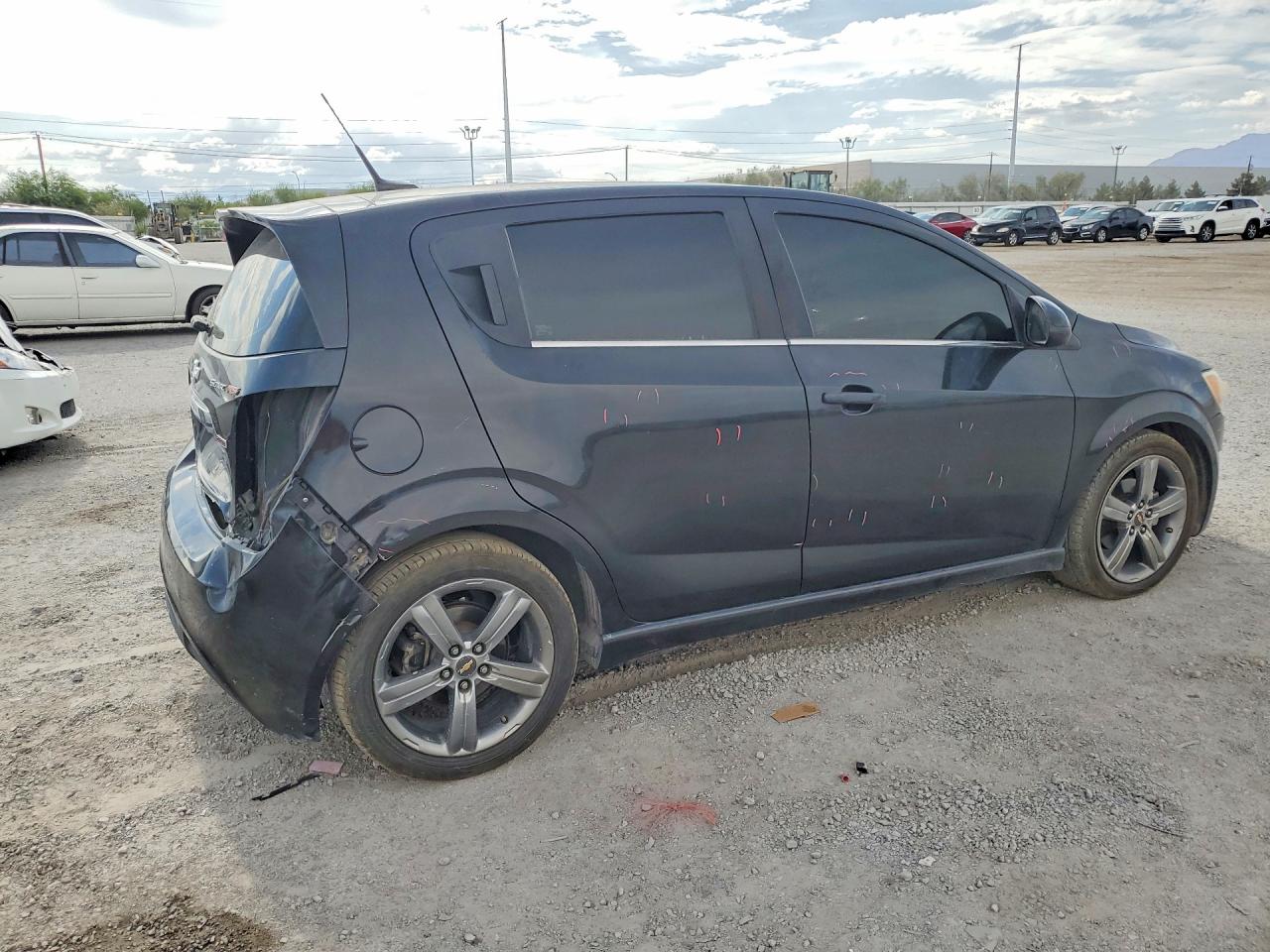 2014 Chevrolet Sonic Rs Black vin: 1G1JG6SB4E4101469