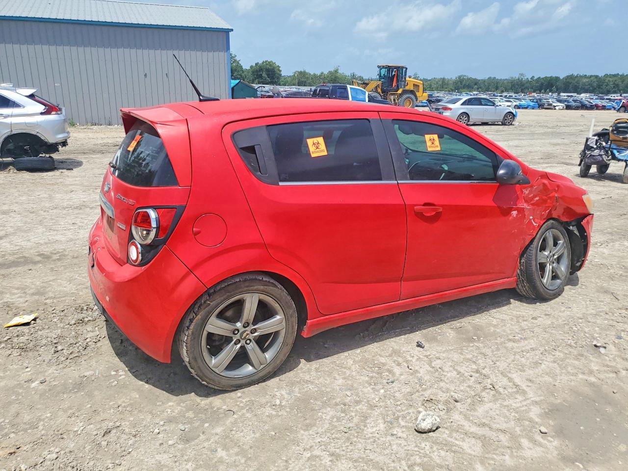 2014 Chevrolet Sonic Rs Red vin: 1G1JG6SB4E4236421