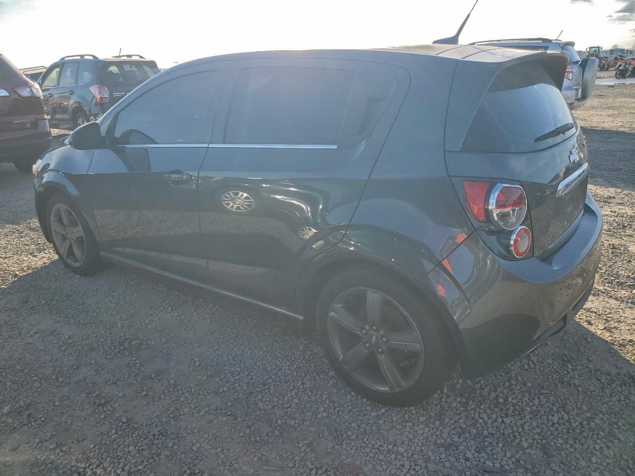 2013 Chevrolet Sonic Rs Gray vin: 1G1JG6SB5D4154986
