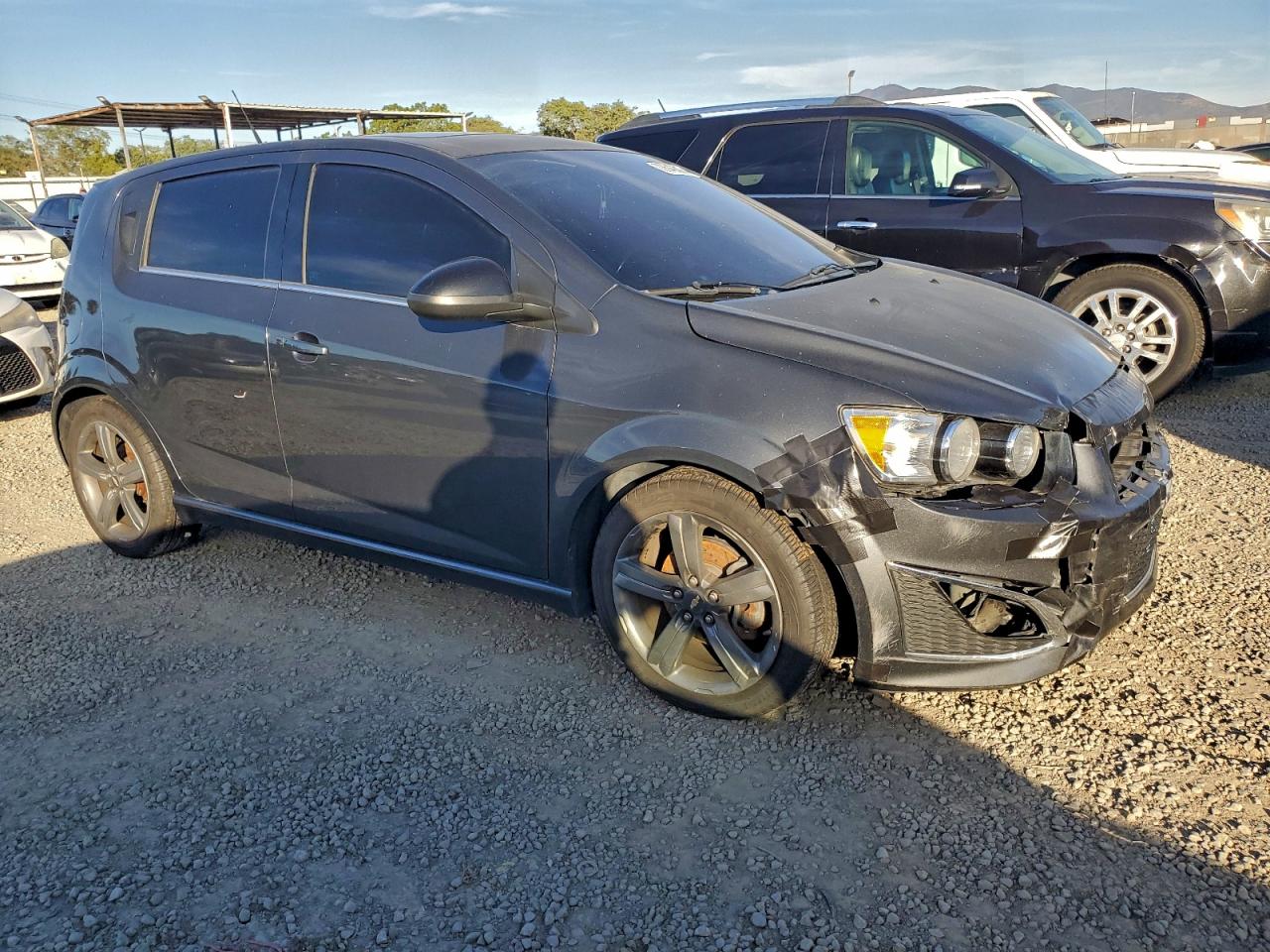 2013 Chevrolet Sonic Rs Gray vin: 1G1JG6SB5D4154986