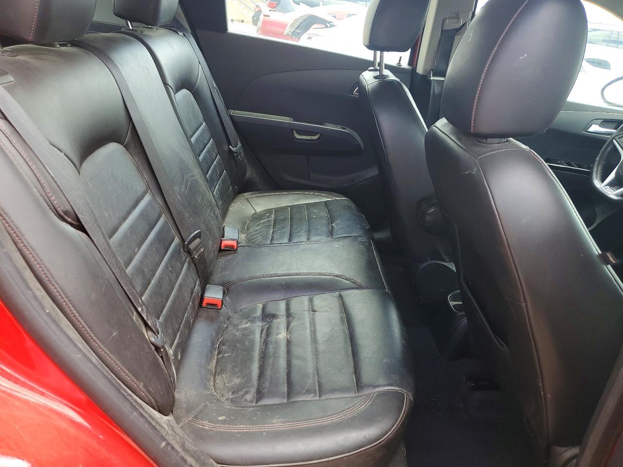 2015 Chevrolet Sonic Rs Red vin: 1G1JG6SB5F4119285
