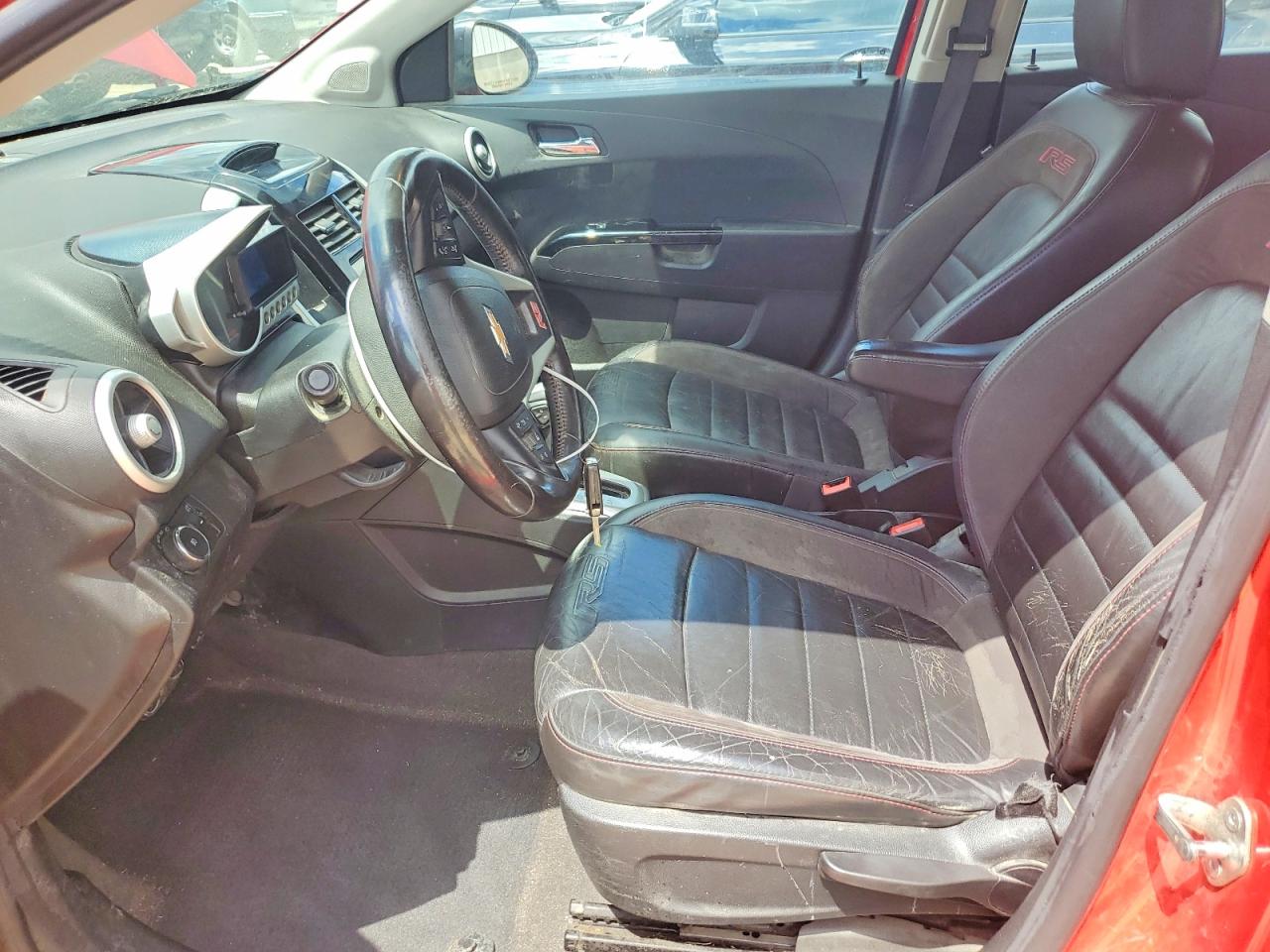 2015 Chevrolet Sonic Rs Red vin: 1G1JG6SB5F4119285