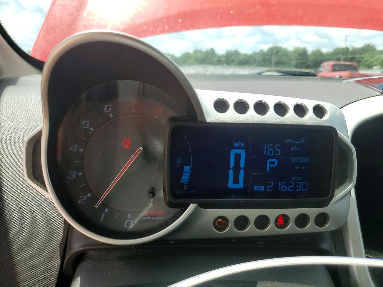 2015 Chevrolet Sonic Rs Red vin: 1G1JG6SB5F4119285