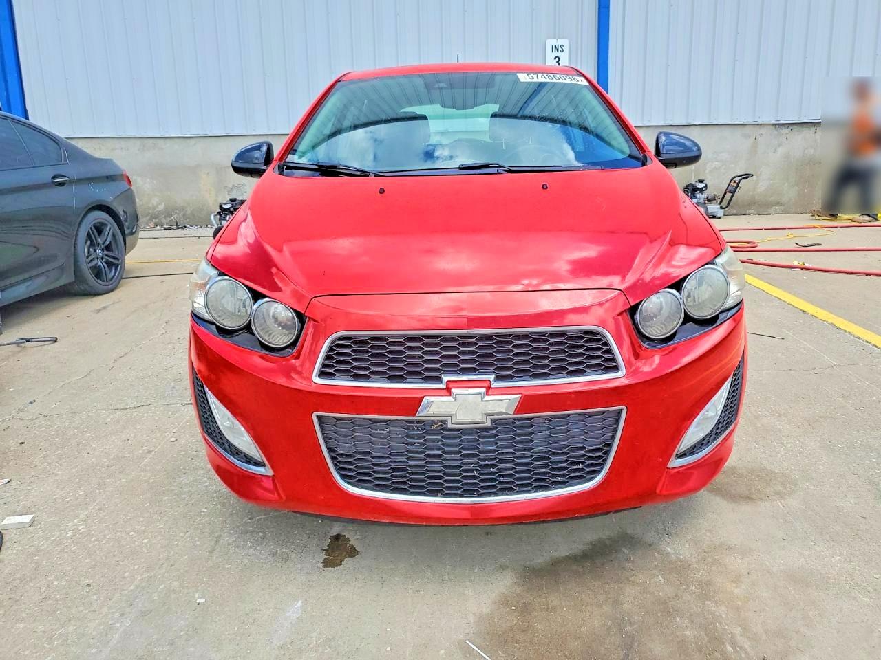 2015 Chevrolet Sonic Rs Red vin: 1G1JG6SB5F4119285