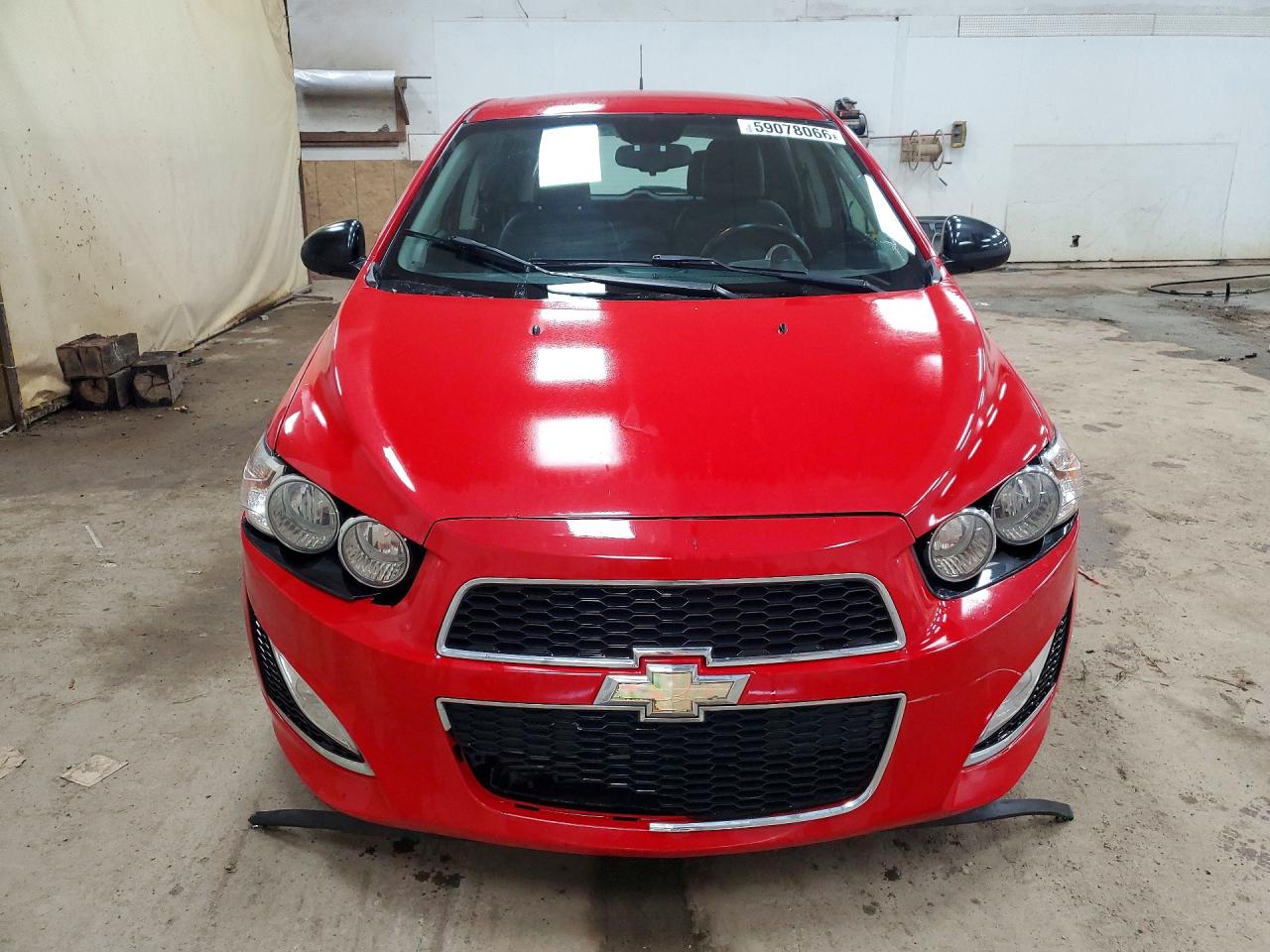 2013 Chevrolet Sonic Rs Red vin: 1G1JG6SB8D4139916