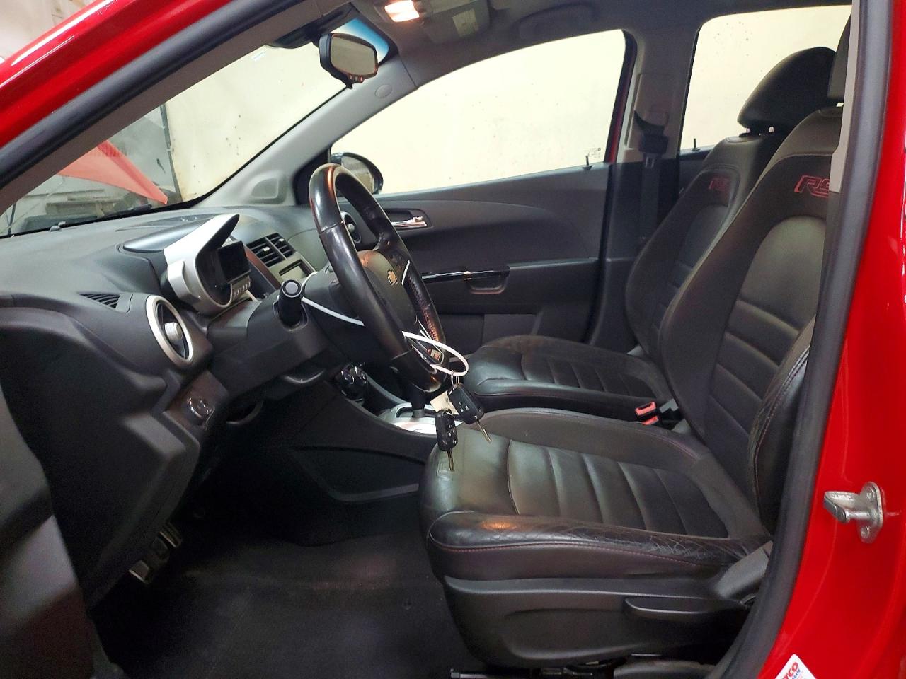 2013 Chevrolet Sonic Rs Red vin: 1G1JG6SB8D4139916