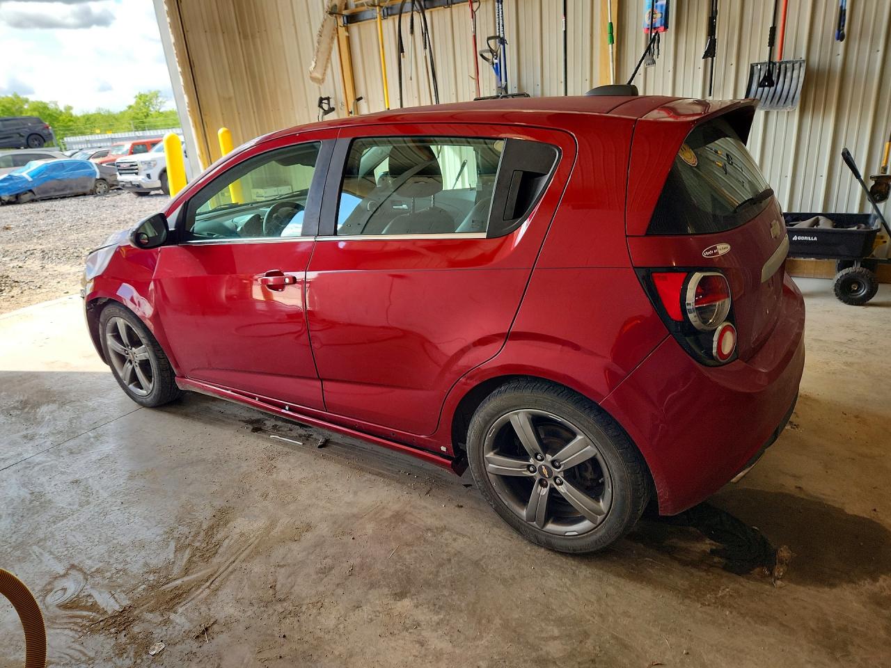 2015 Chevrolet Sonic Rs Red vin: 1G1JG6SB9F4113960