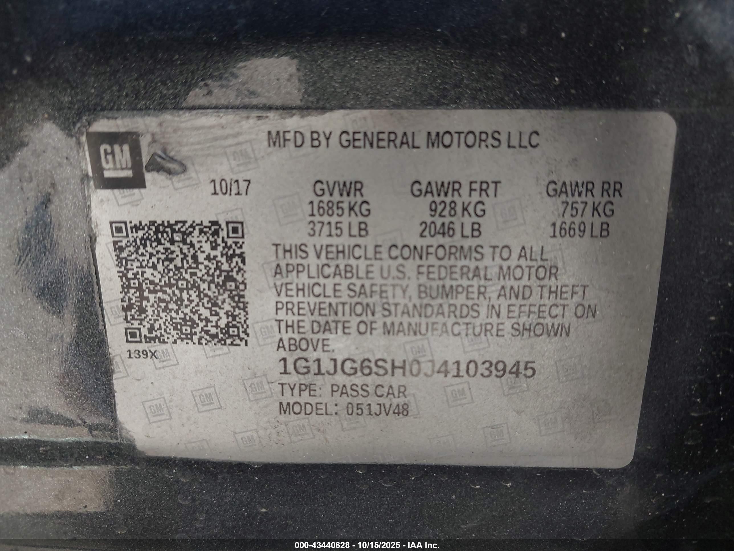 2018 Chevrolet Sonic Lt Auto Серый vin: 1G1JG6SH0J4103945